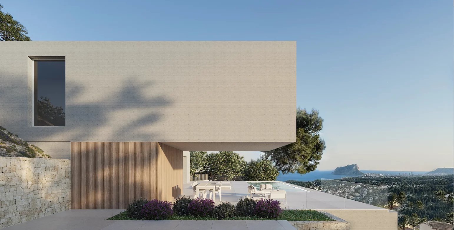 VILLA DE LUXE A BENISSA AVEC VUE SUR LA MER ET LE PEÑÓN DE IFACH