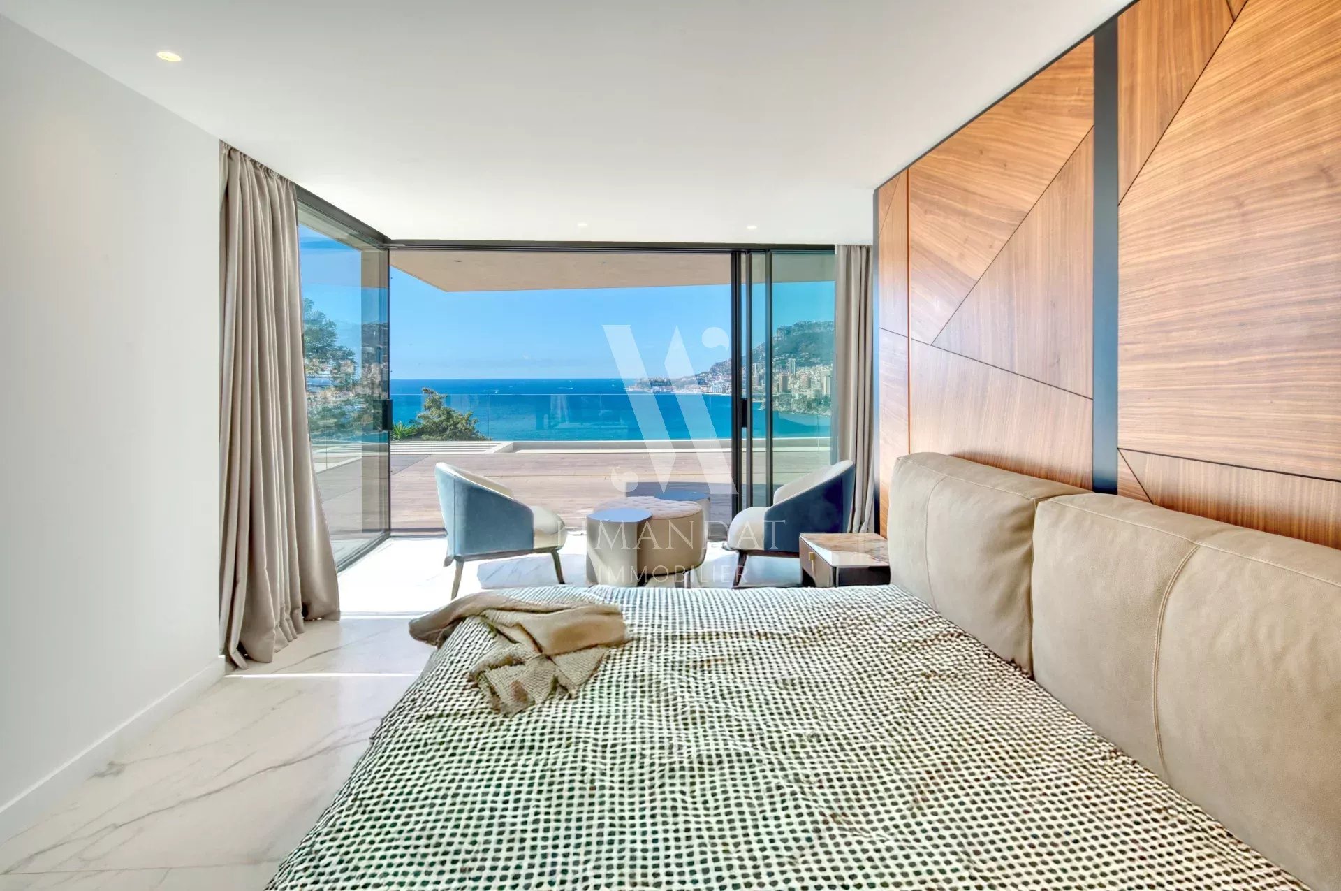 Roquebrune-Cap-Martin – Villa contemporaine d’exception avec vue imprenable mer et Monaco