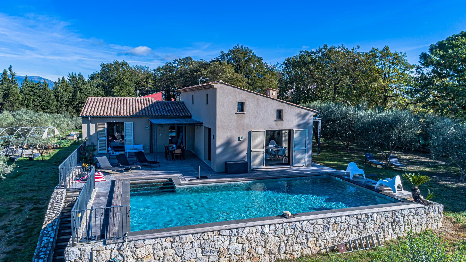 plascassier, villa 4 chambres piscine
