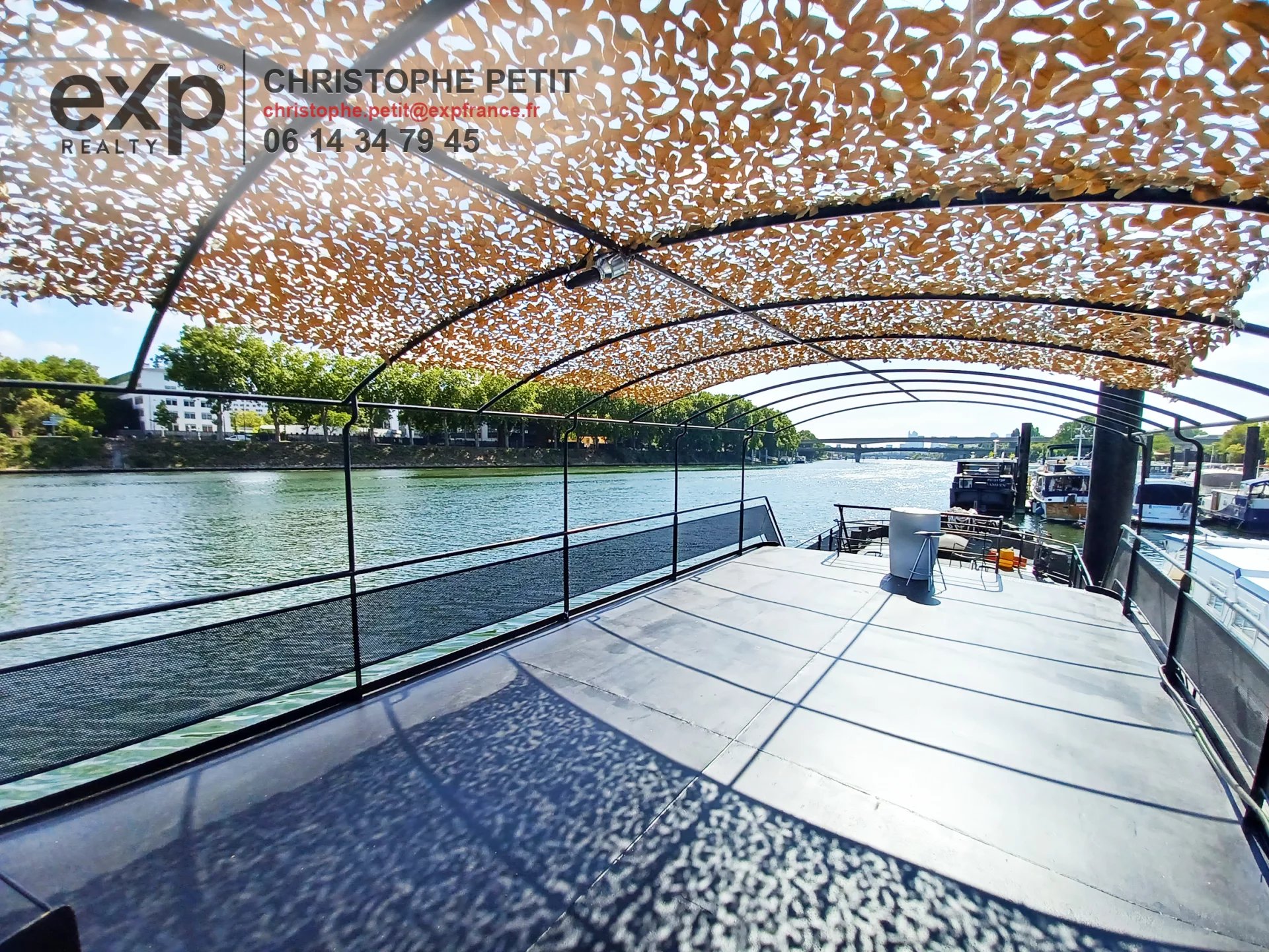 Péniche 180 m² + Terrasse 90 m², Asnières-sur-Seine 92600