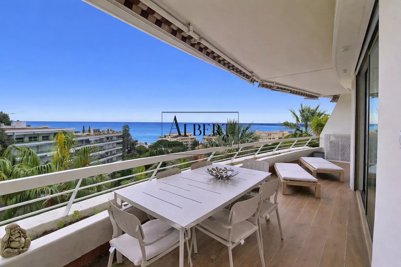 CANNES BASSE CALIFORNIE– 3 PIÈCES VUE MER
