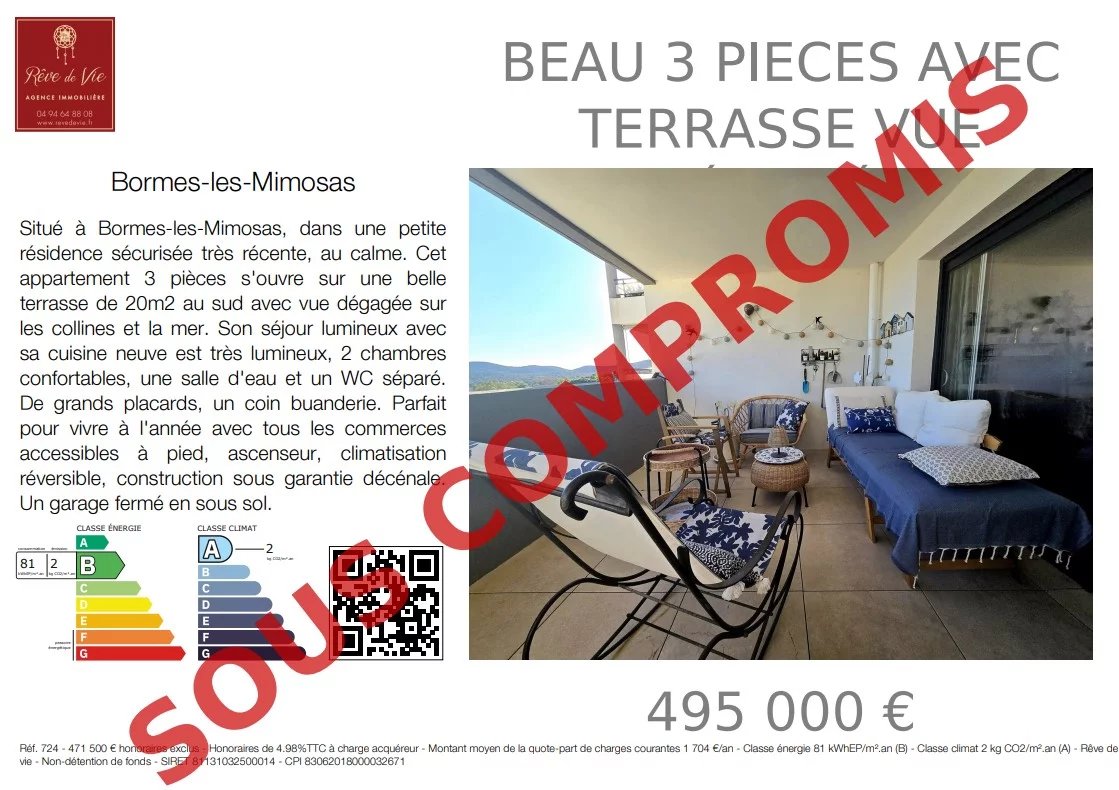 Sale Apartment Bormes-les-Mimosas