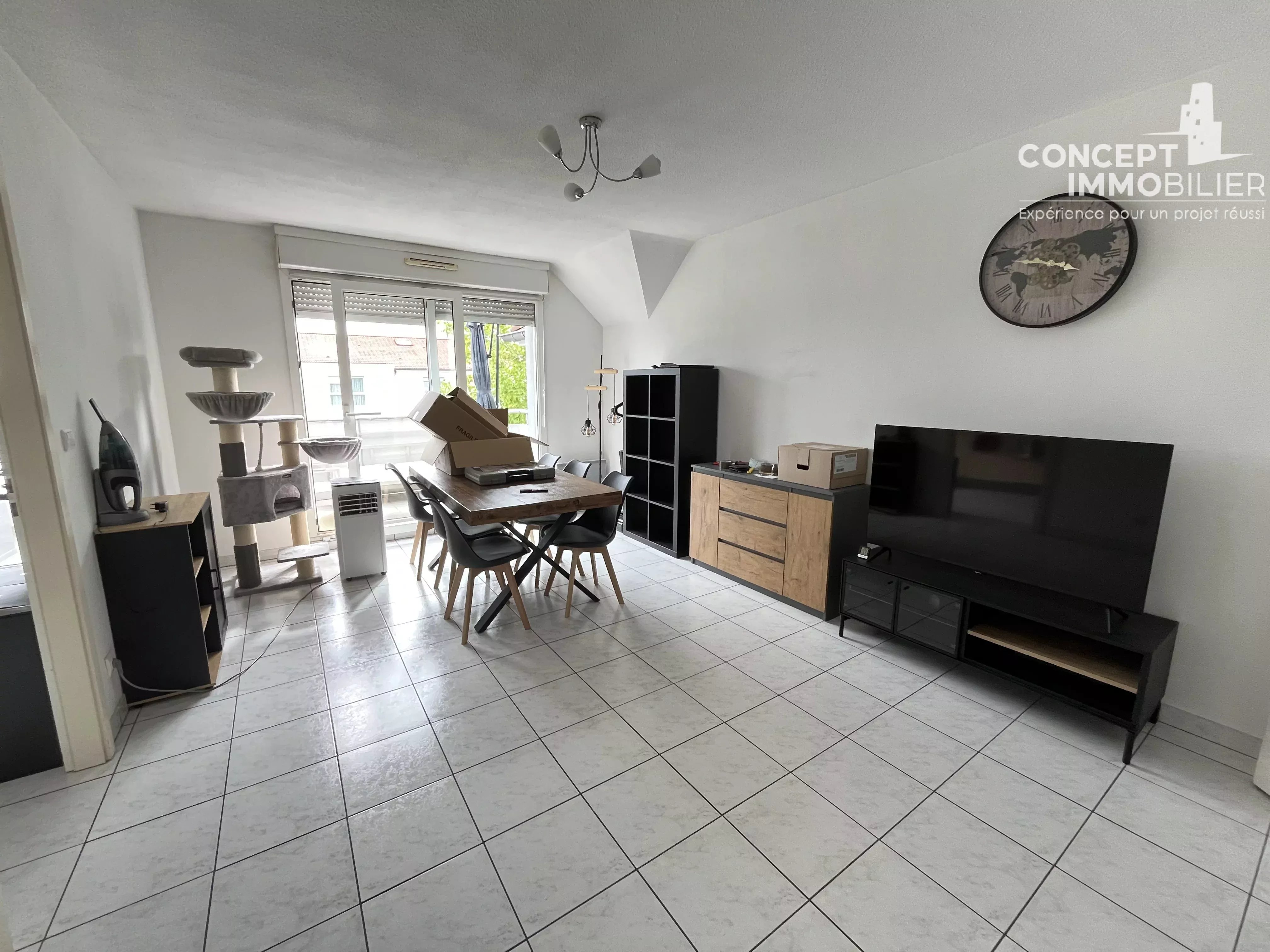 Appartement 68m2 F3 à louer à Thionville - balcon et garage