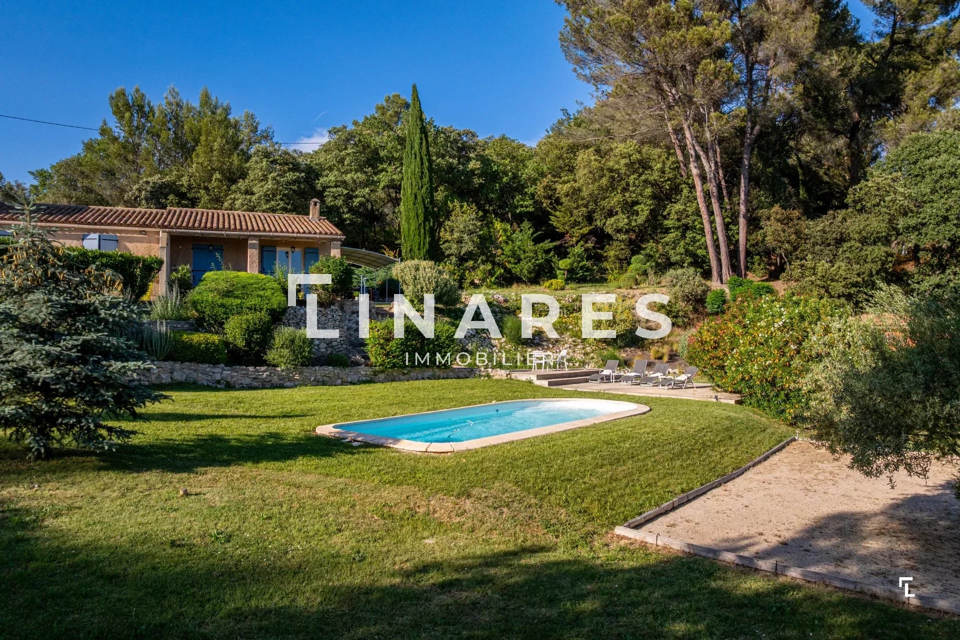 LE HAVRE DE PAIX - Maison T5 de 94 m² - Dépendance de 42 m² - Piscine - Garage - Terrain 2400m2 - LA BASTIDONNE
