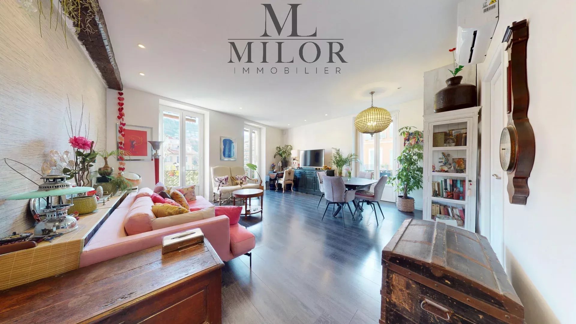 3 PIÈCES – LUMINEUX – BALCONS