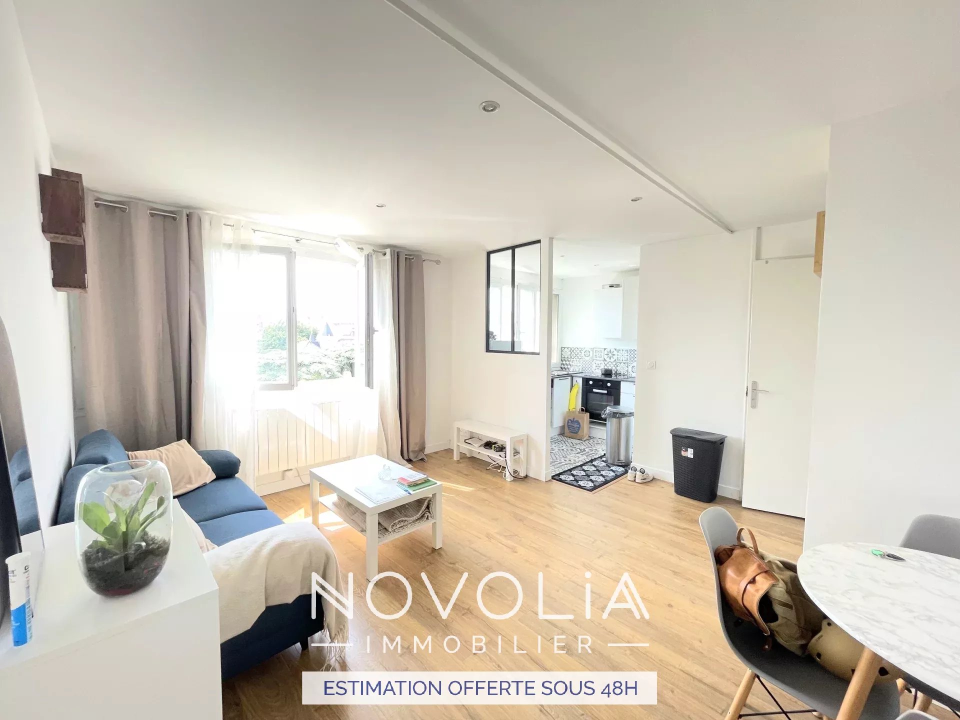 Achat Appartement Surface de 56.33 m/ Total carrez : 56 m, 3 pices, Villeurbanne (69100)
