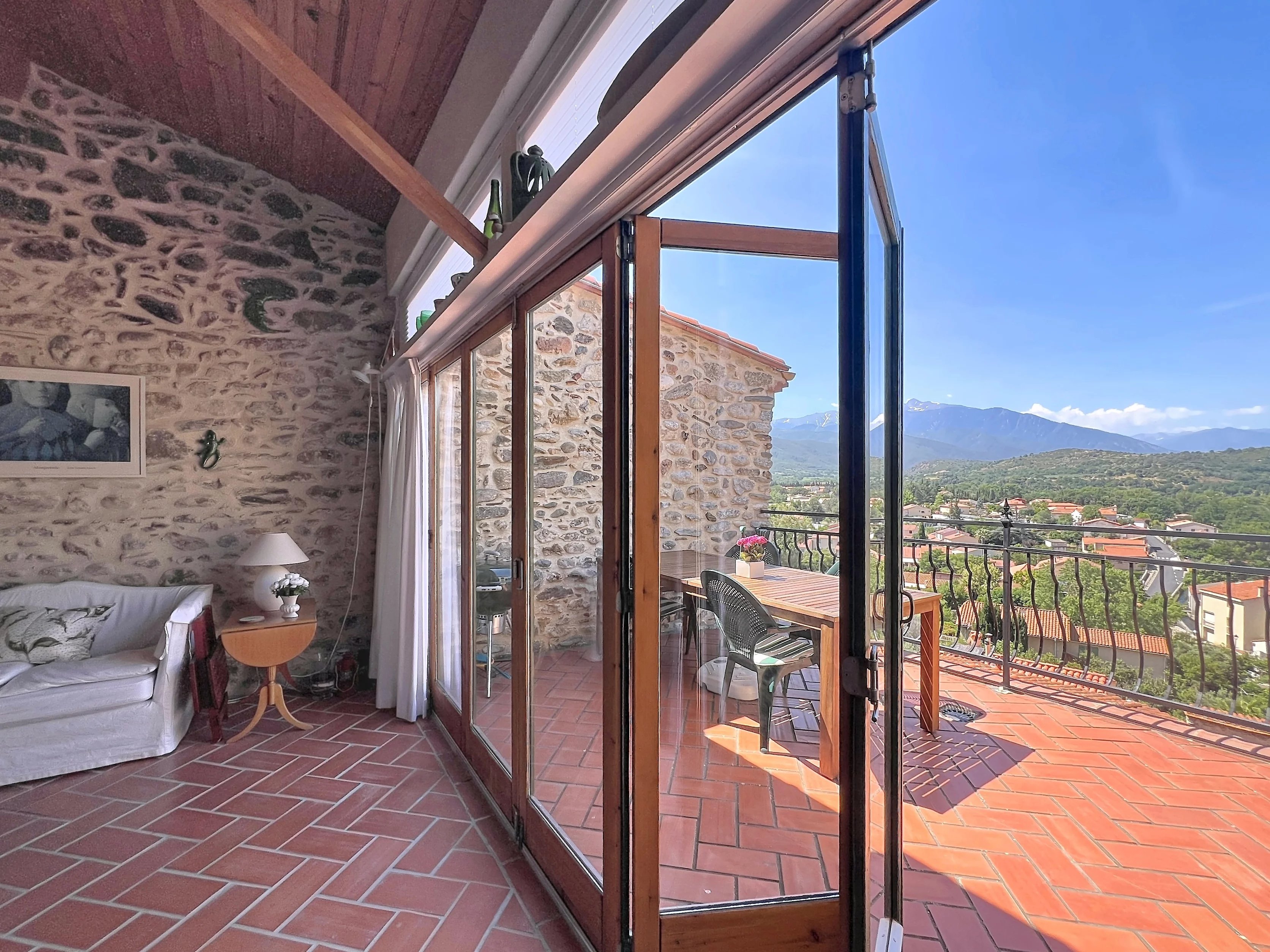 IMMACULATE CHARACTER VILLAGE HOUSE WITH TERRACE AND STUNNING VIEWS, RODES