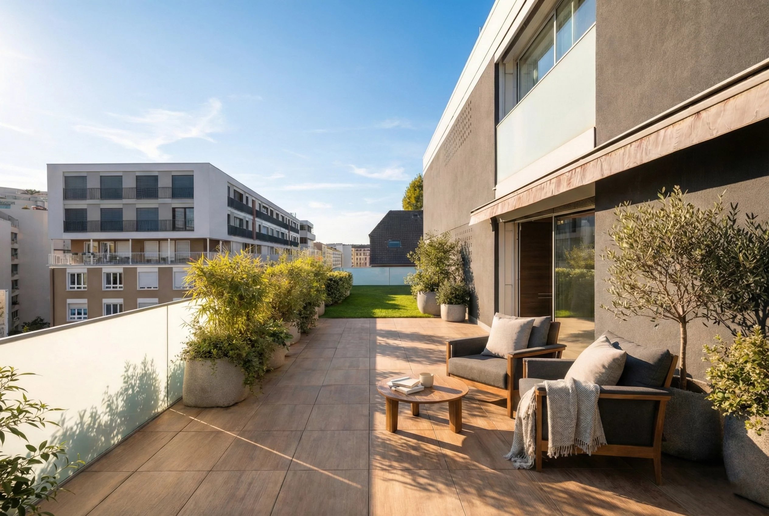 Exclusivität - Wunderschönes zeitgenössisches Penthouse im Herzen von Saint-Jean