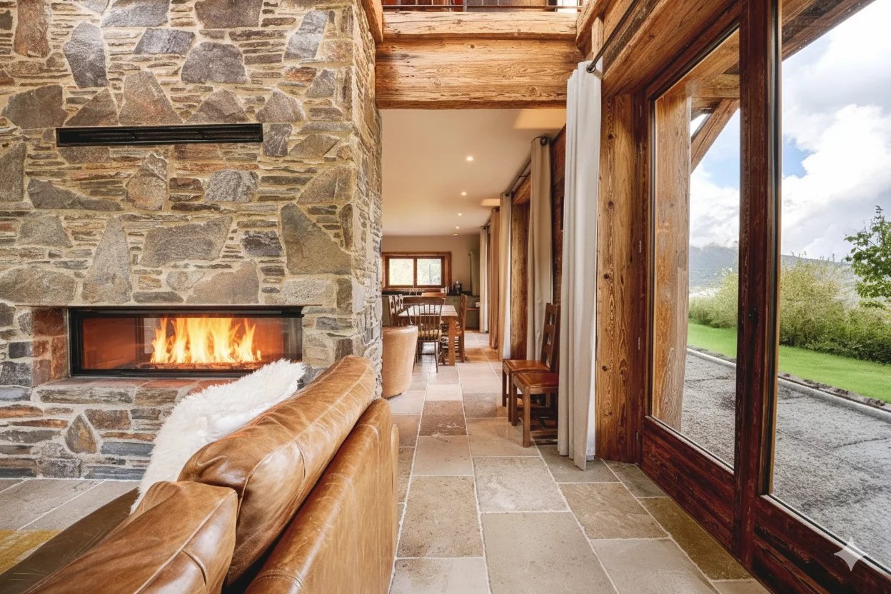 Photo of LES HOUCHES - A beautifully finished, traditional farmhouse perched on the Les Houches hillside