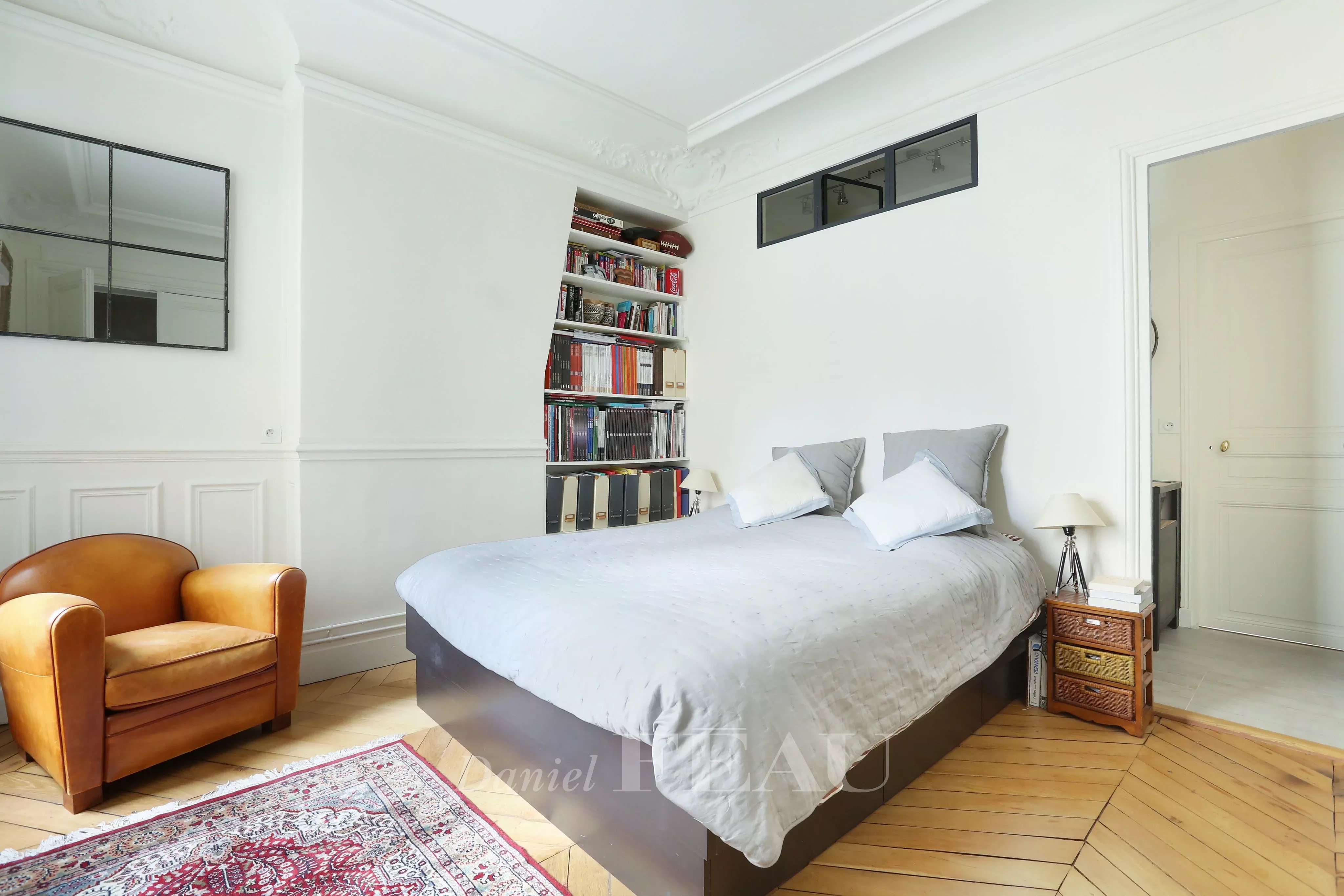 Bedroom Wooden floor Carpet