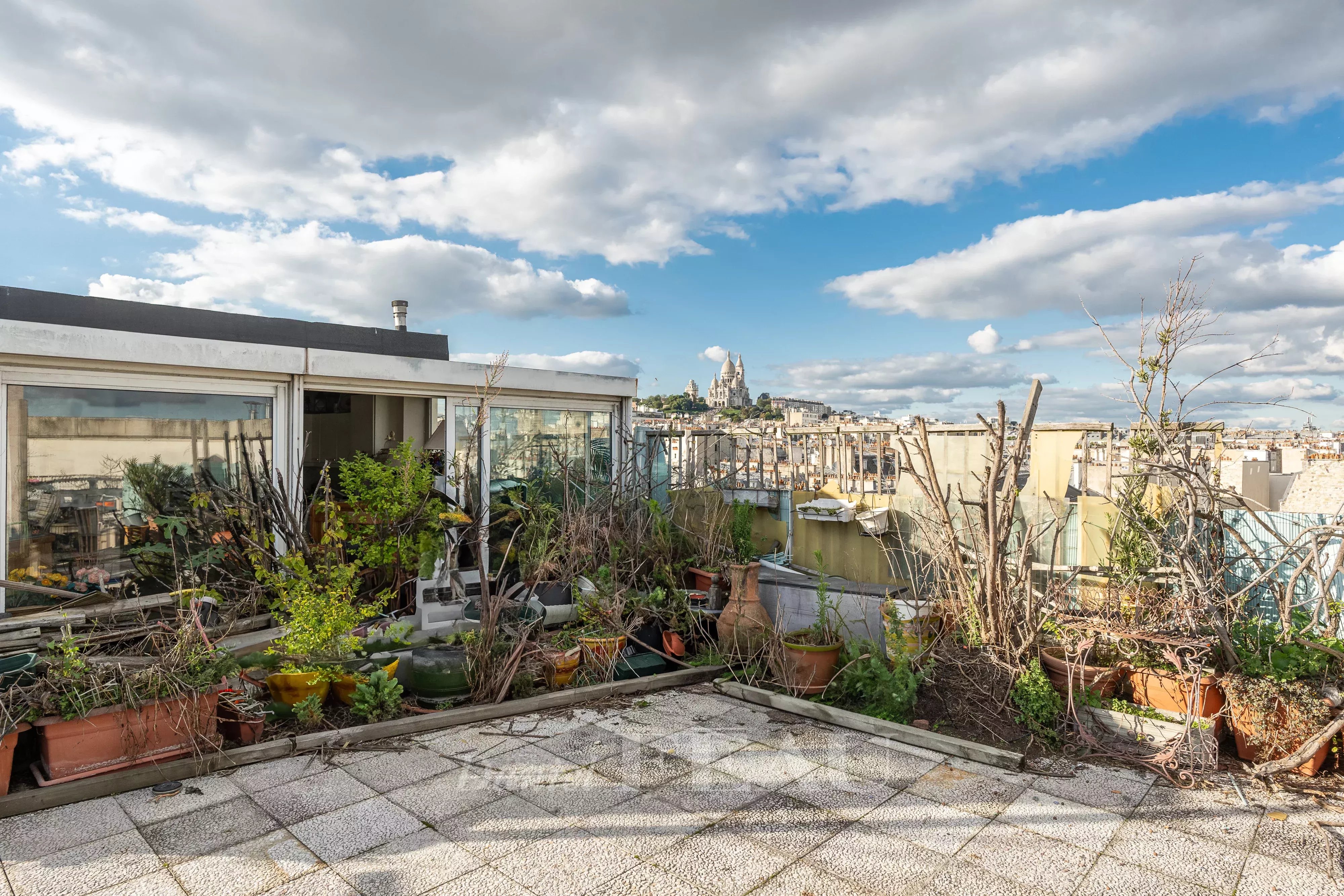 Terrasse de 100 m² à  360° sur Paris