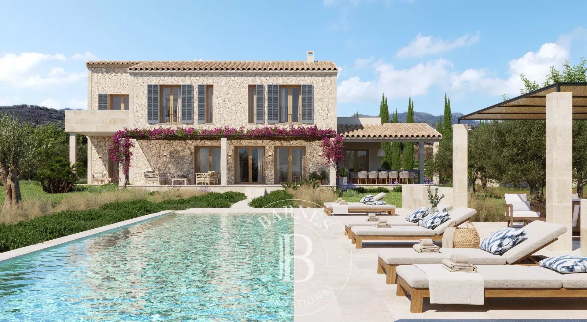 Magnifique finca neuve avec vue mer