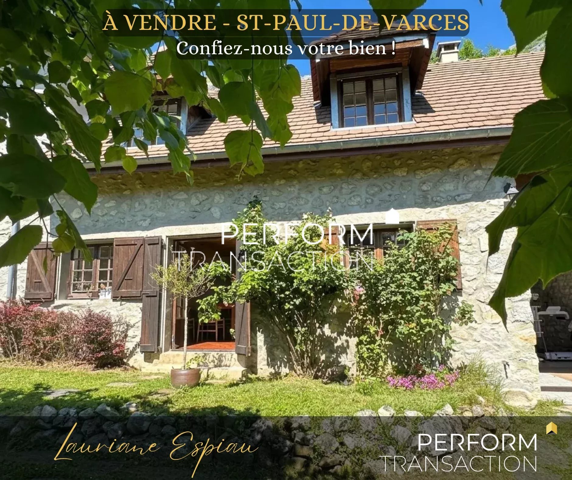 COUP DE CŒUR : Maison en pierre d'environ 170 m²