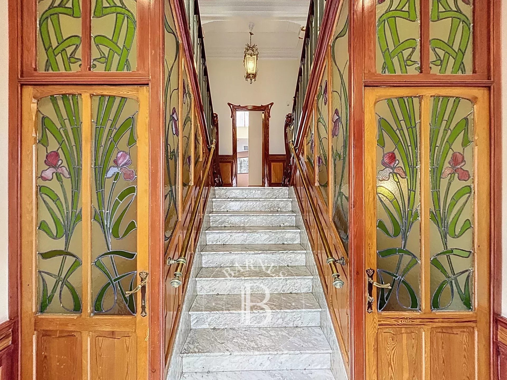 Brussels Squares district - large Art Nouveau house