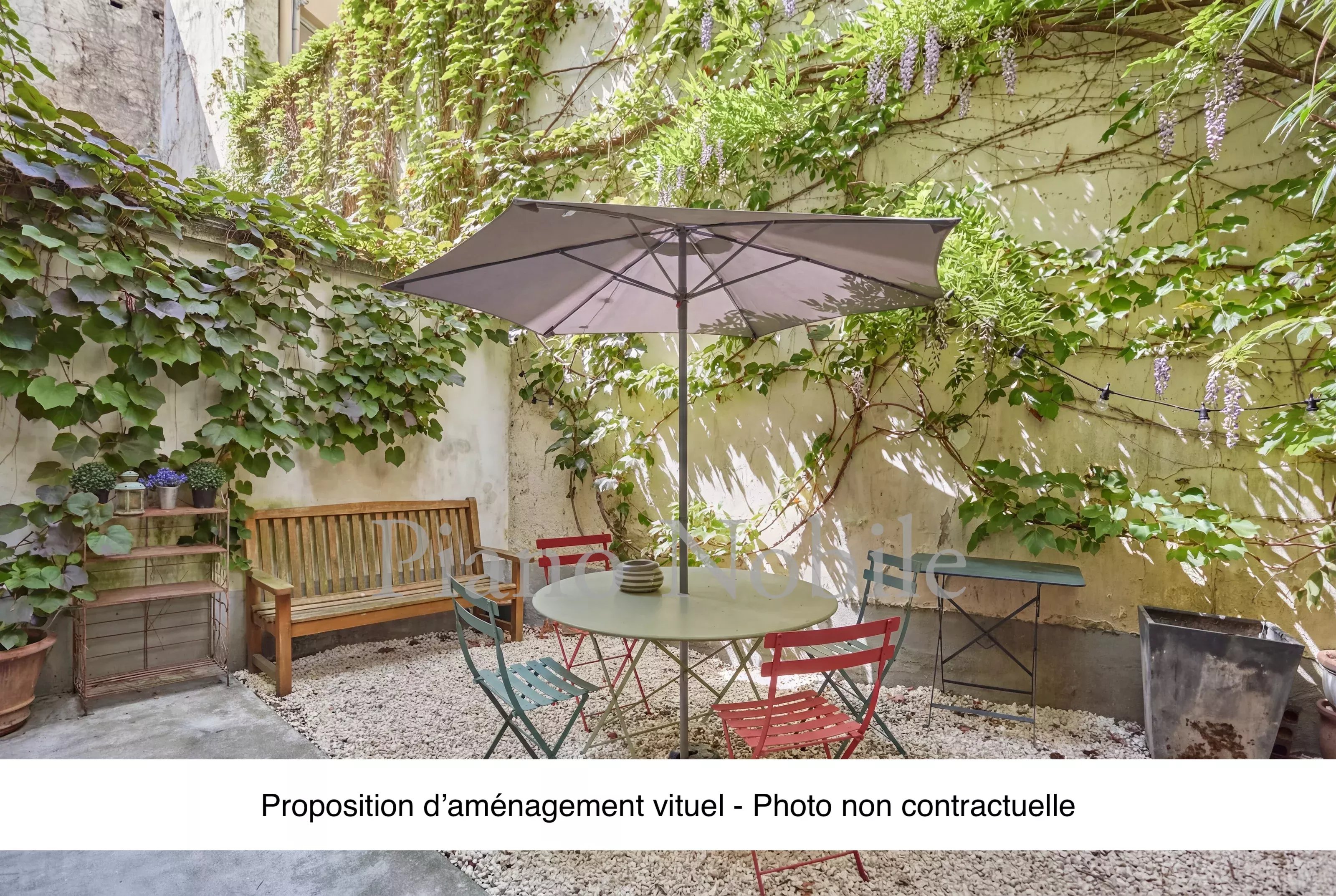 Jardin du Luxembourg - deux pièces avec grande terrasse