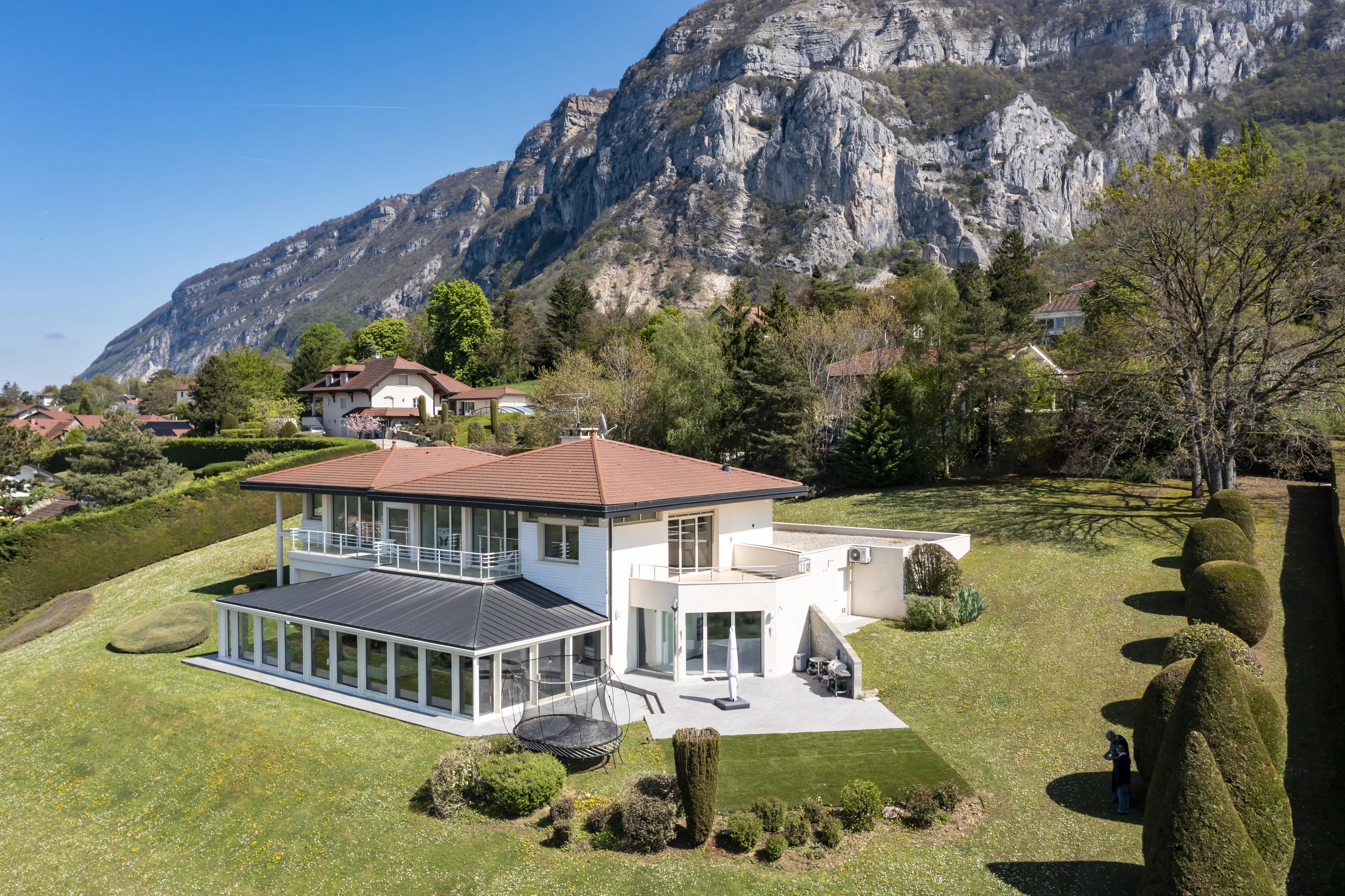 Aussergewöhnliche Villa mit Blick auf See, Berge und Jet d'eau