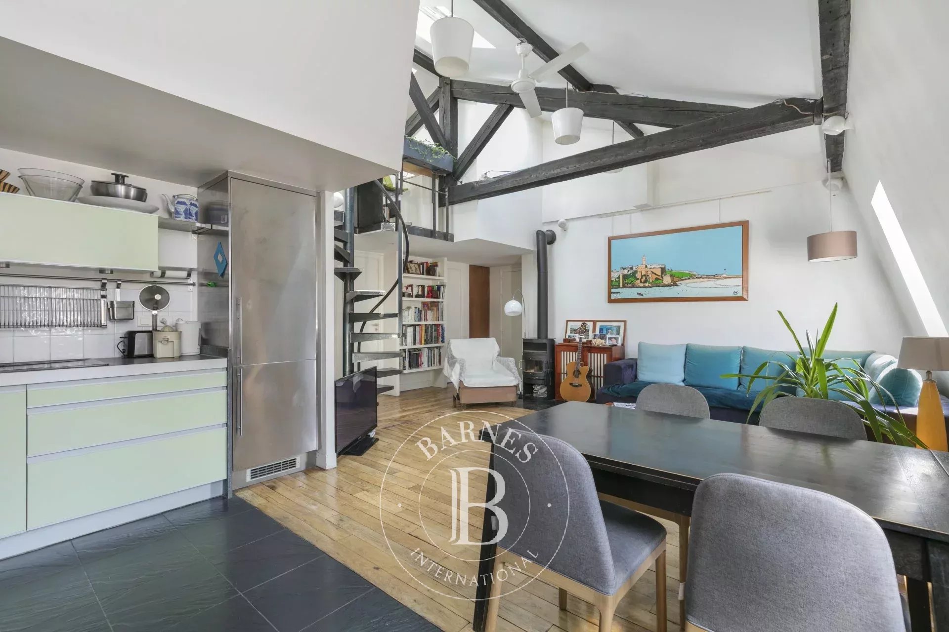 Sole agent - Neuilly-Mairie - Loft-style Workshop apartment - picture 8