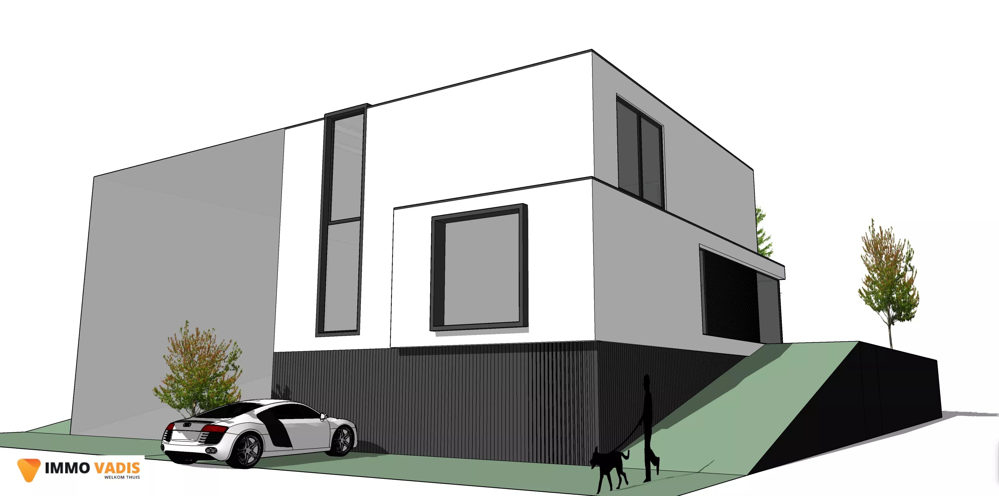 Halfopen nieuwbouw