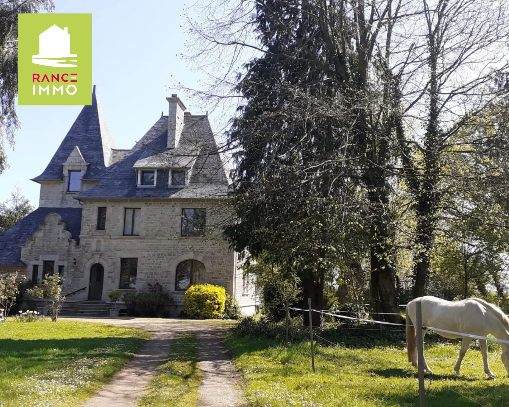 MANOIR FAMILIAL SUR LES BORDS DE RANCE.  7 min DINAN  –