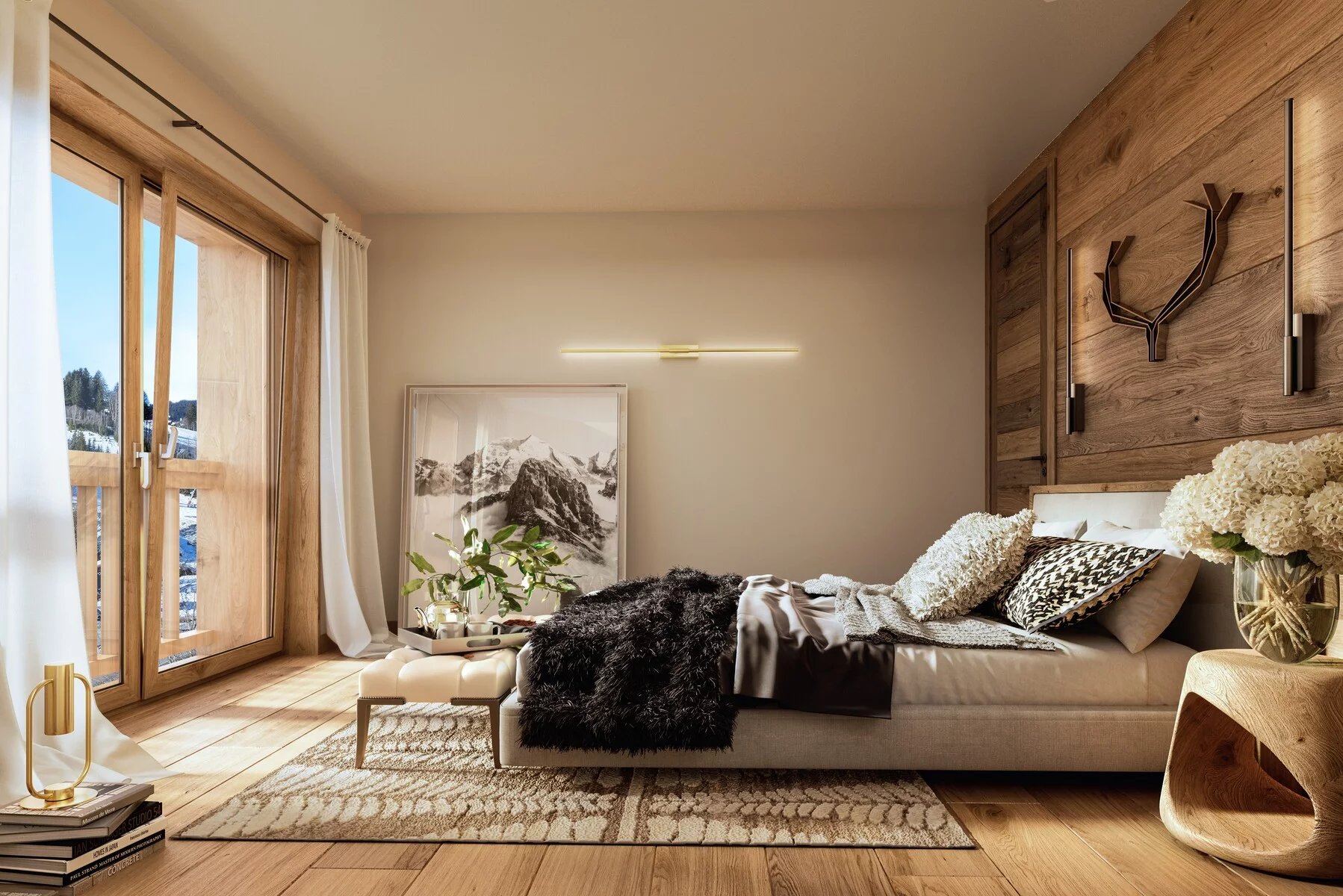 Photo of LES GETS - A ground floor 3 bedroom apartment with south-west facing terrace Les Gets