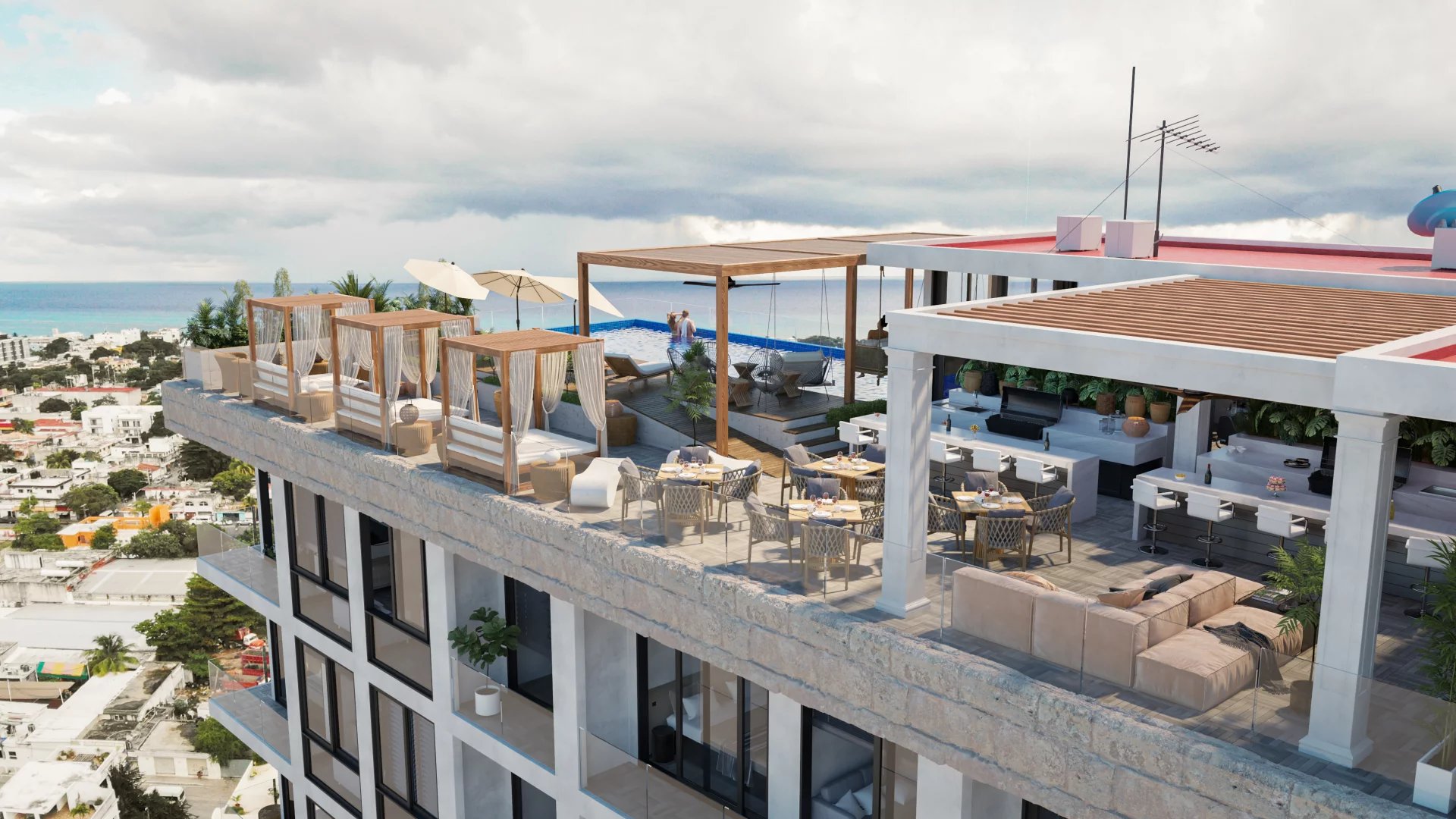 Venta departamento 2 recámaras lock-off | alta rentabilidad y amenidades premium | Centro de Playa del Carmen