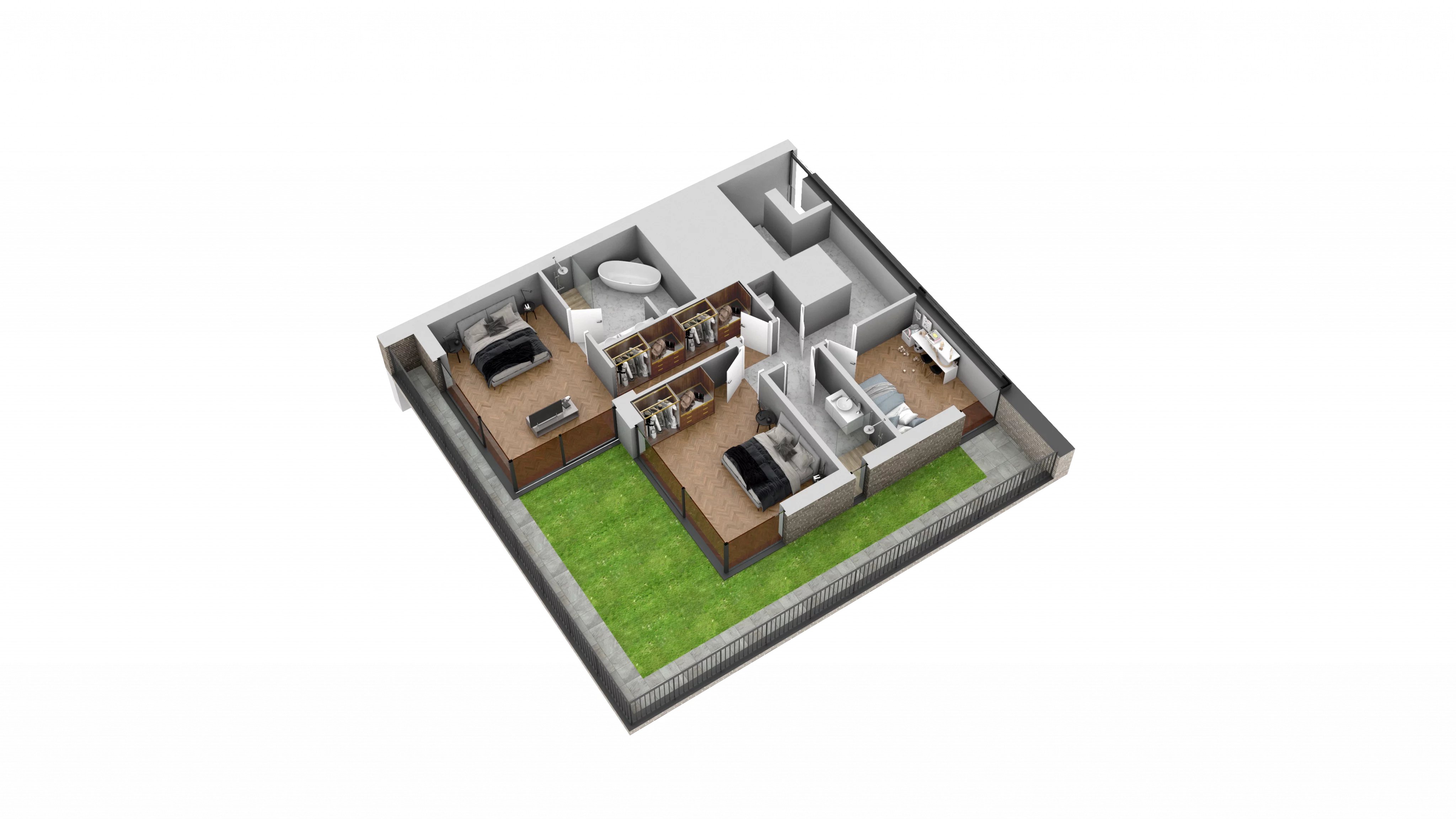 Uccle - Observatoire - Terrain avec permis pour un immeuble de 3 unités