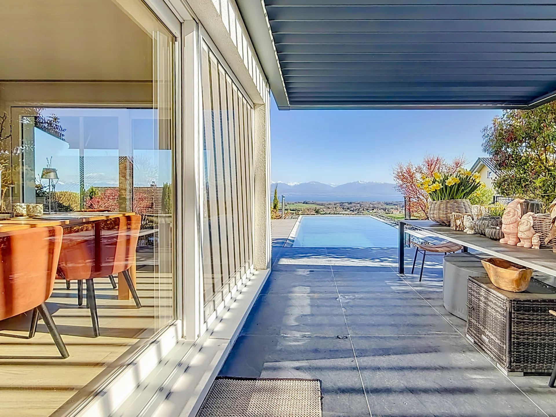 Un havre de paix face à un panorama d’exception