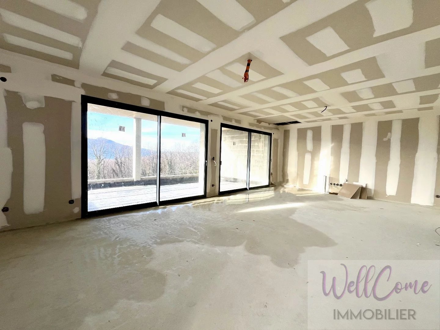 Pugny-Chatenod appartement 4 pièces 98m² neuf en rez de terrasse + garage