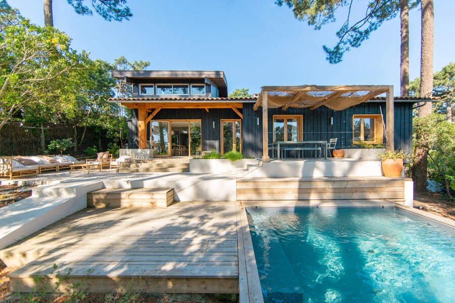 Cap Ferret - Seasonal Rental - House - 10 People - 4 Bedrooms - 2 Bathrooms - 170 m² - Pool