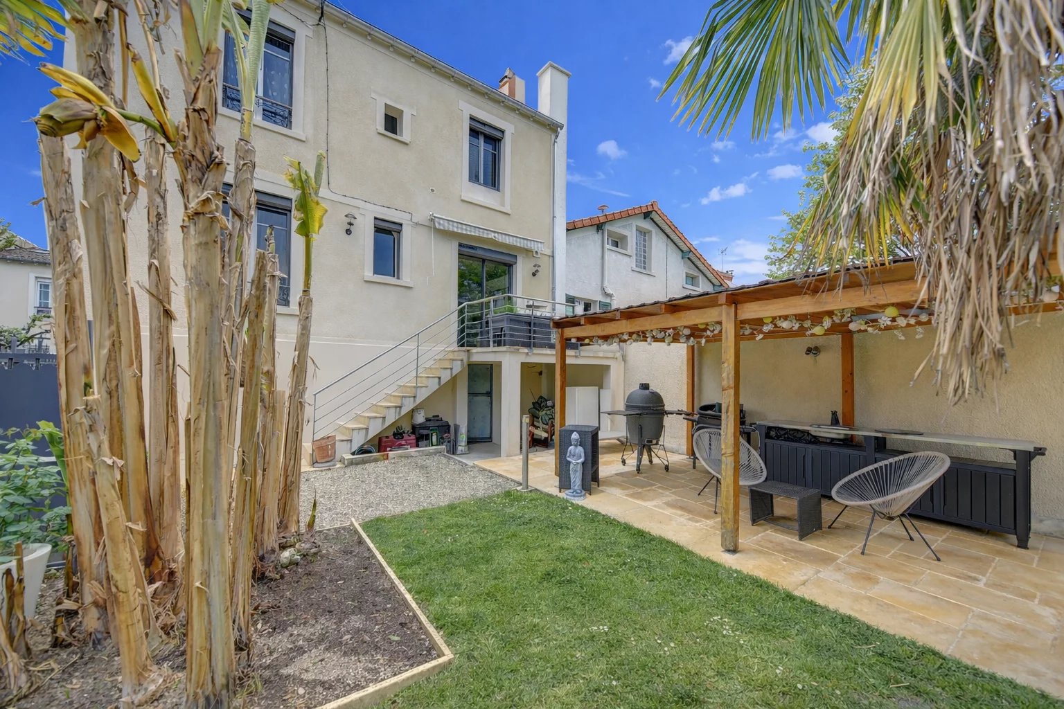 Maison quartier Mexique avec piscine