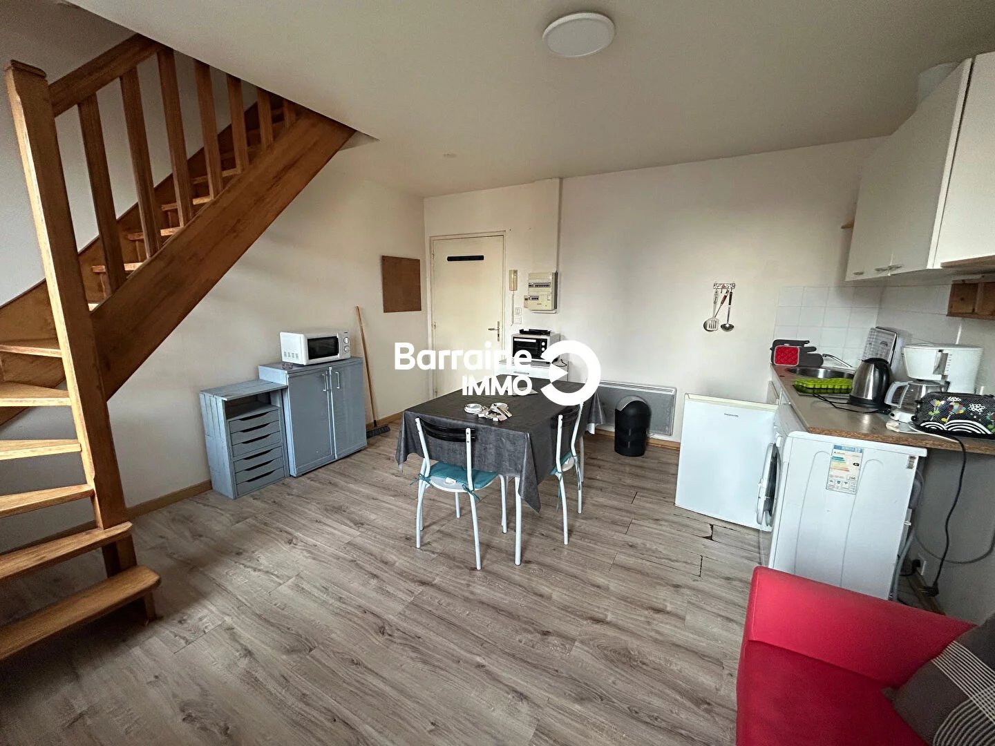 LOCATION : T2  duplex de 30 m² - ROSCOFF CENTRE