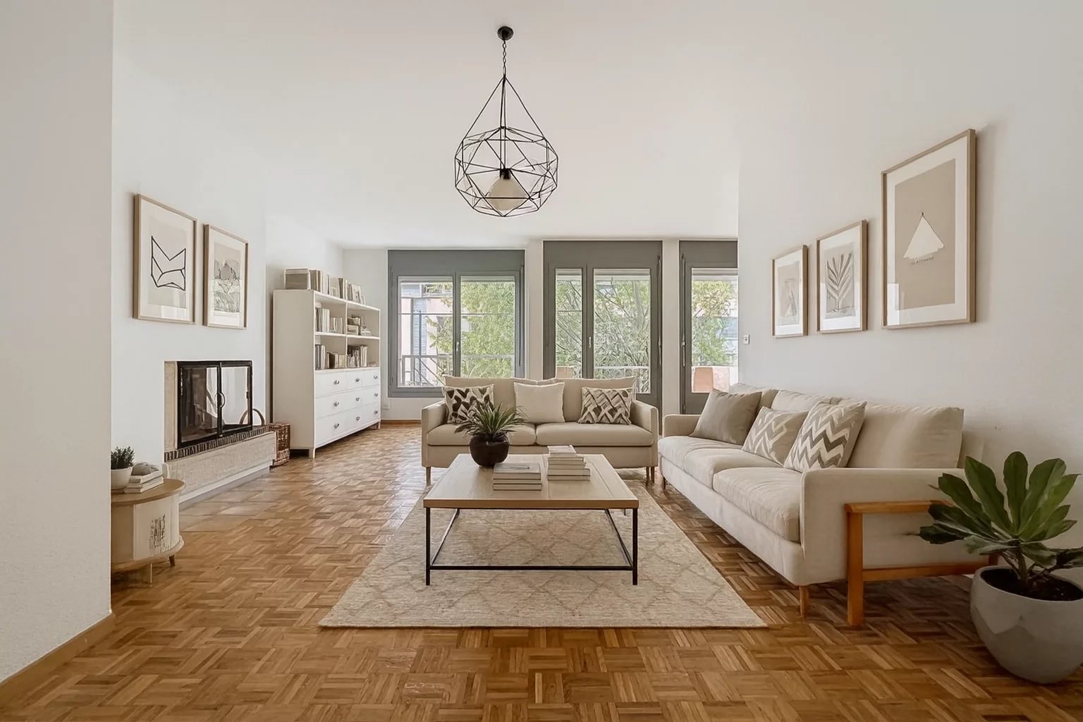 Appartement rénové de 3,5 pièces