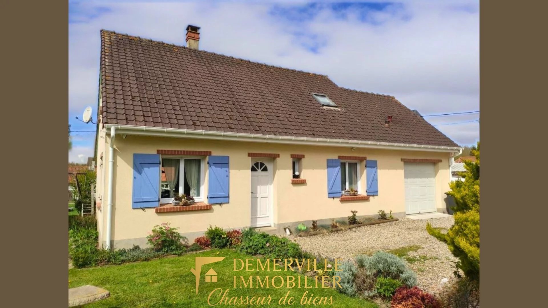 EXCLUSIVITÉ – Pavillon individuel 3 chambres – Conchil-le-Temple