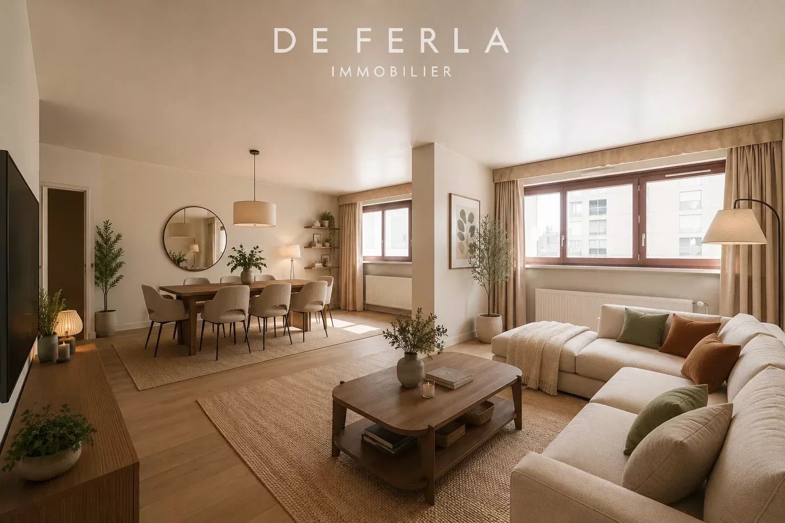 Appartement lumineux au 8è étage — 114 m² à réinventer entièrement