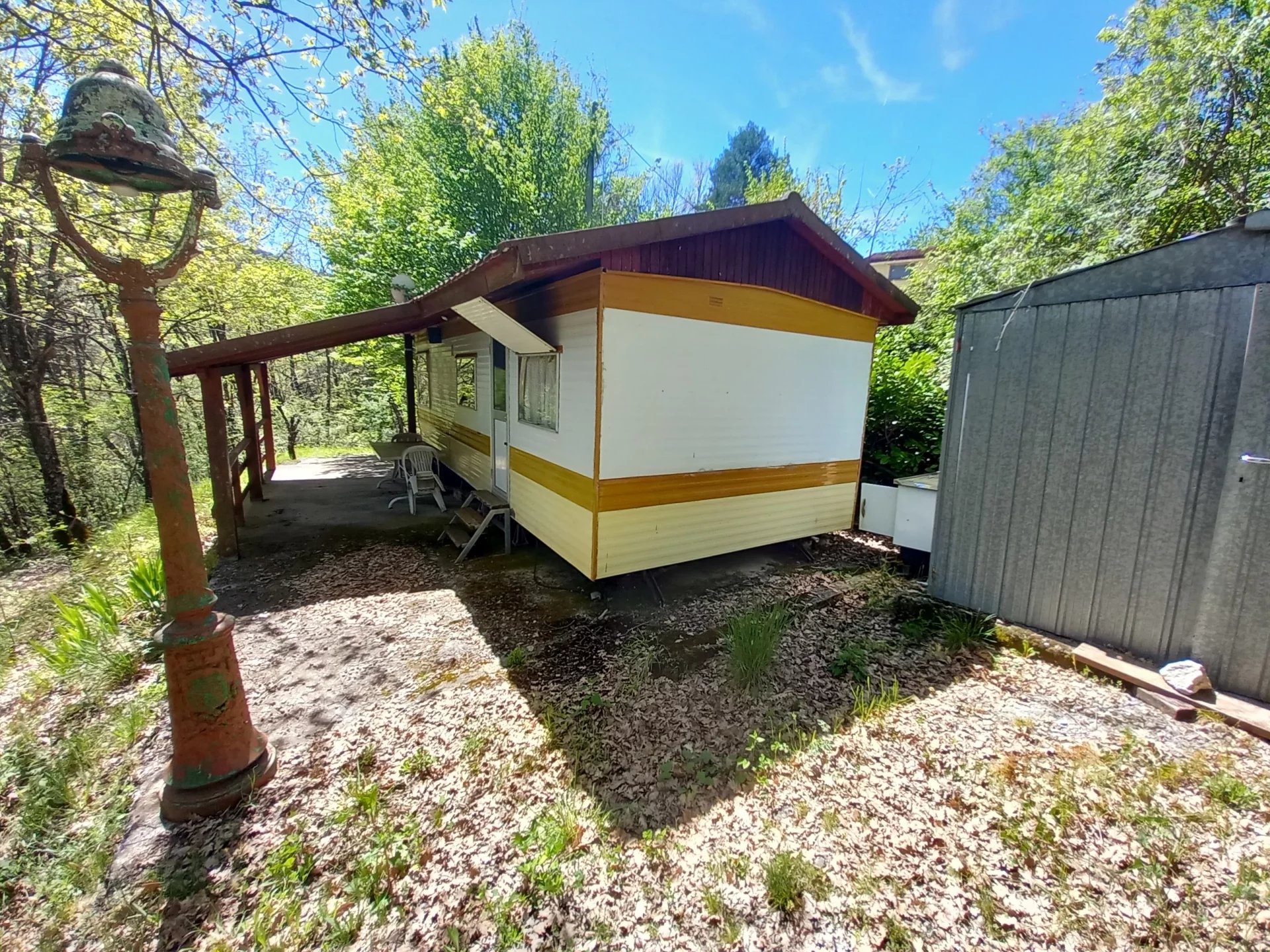 SAUSSE Terrain de 1440m² + Mobil home de 36m²