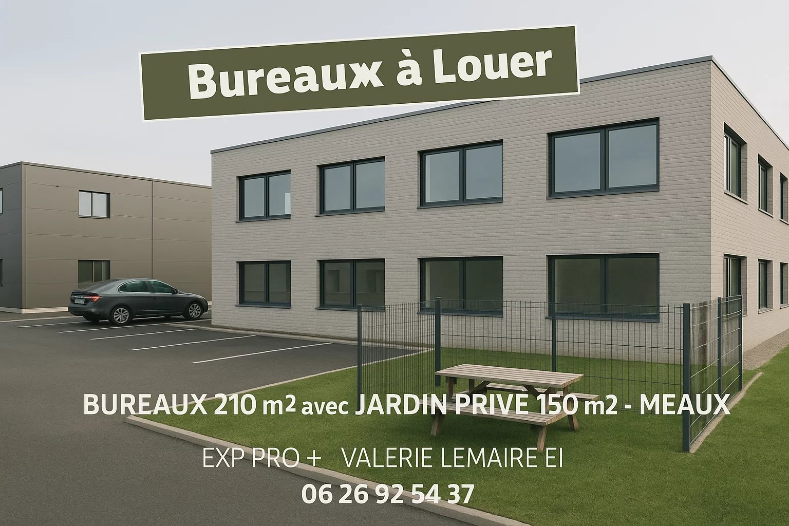 Local professionnel 210 m² avec jardin – mini-crèche / éducatif / associatif– Meaux