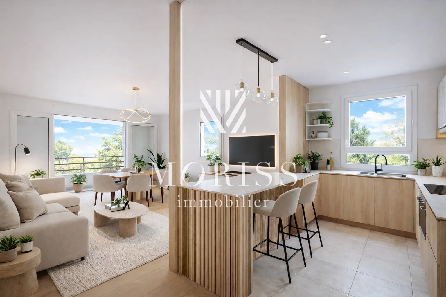 Appartement 3 pièces // Balcon Vue Dégagée / 66m2 / Ligne 14 - Image 1