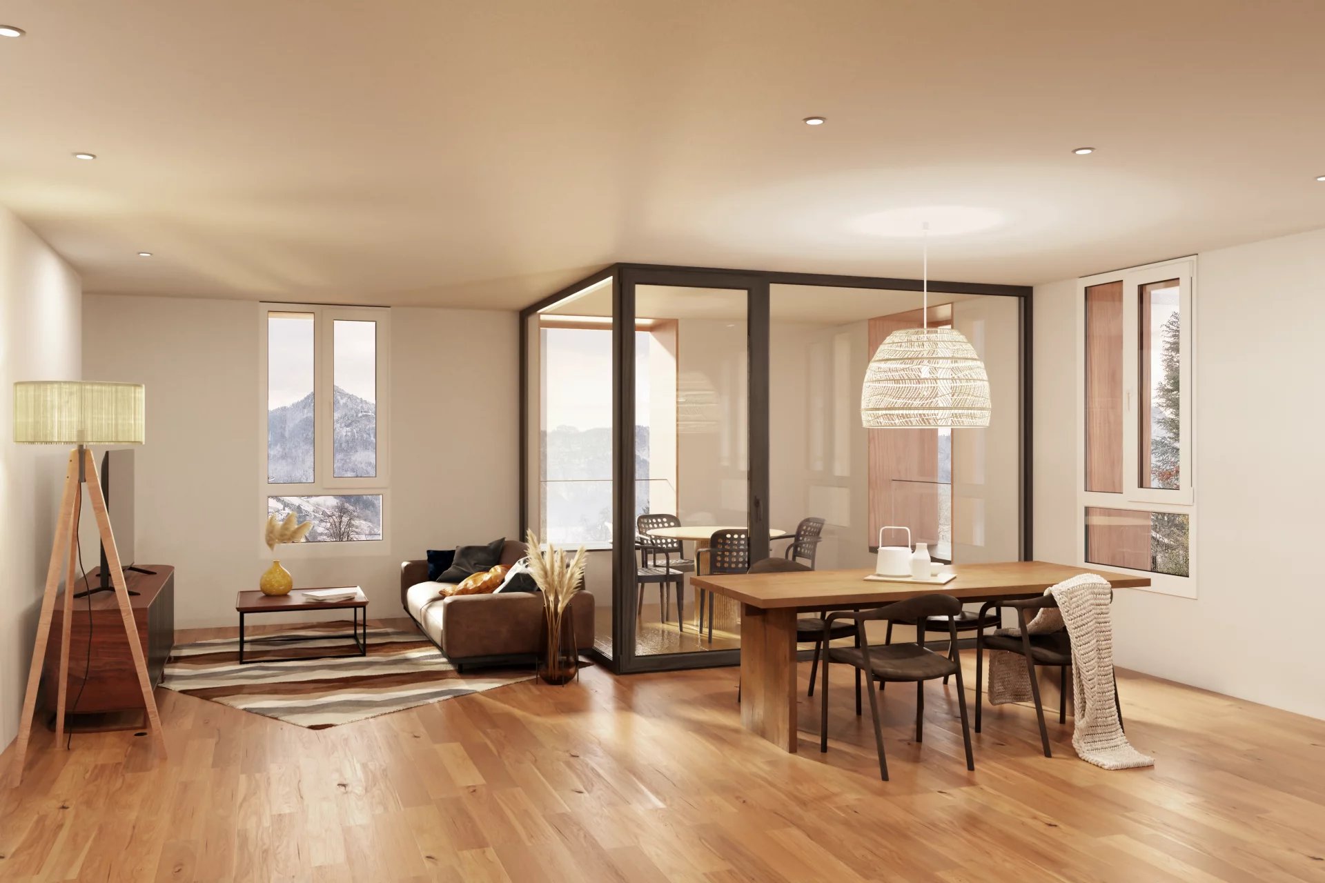 Exklusive Penthouse-Wohnung mit atemberaubendem Bergpanorama photo - 2