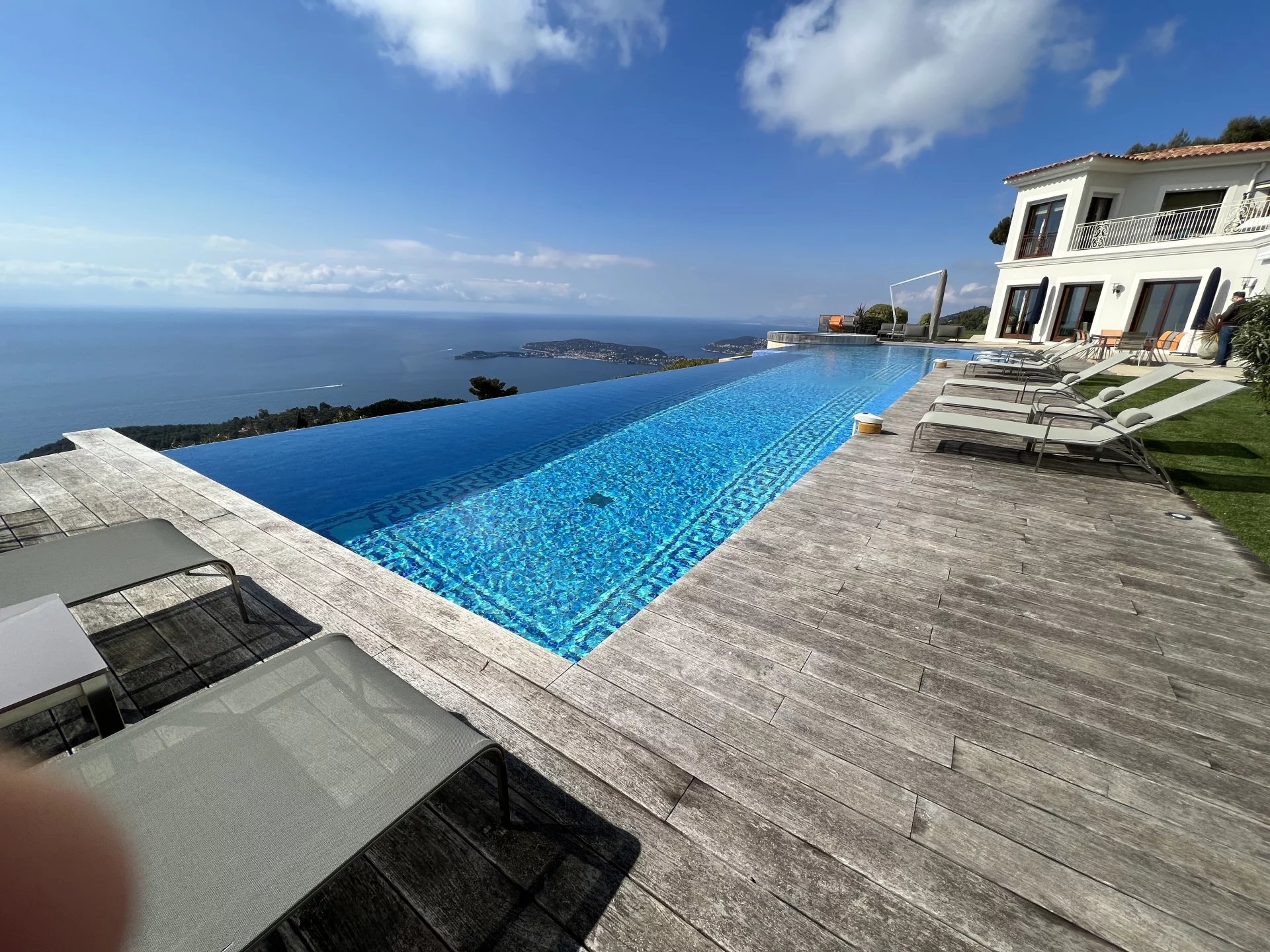 Villa du maitre avec vue Eze Village et Cap Ferrat