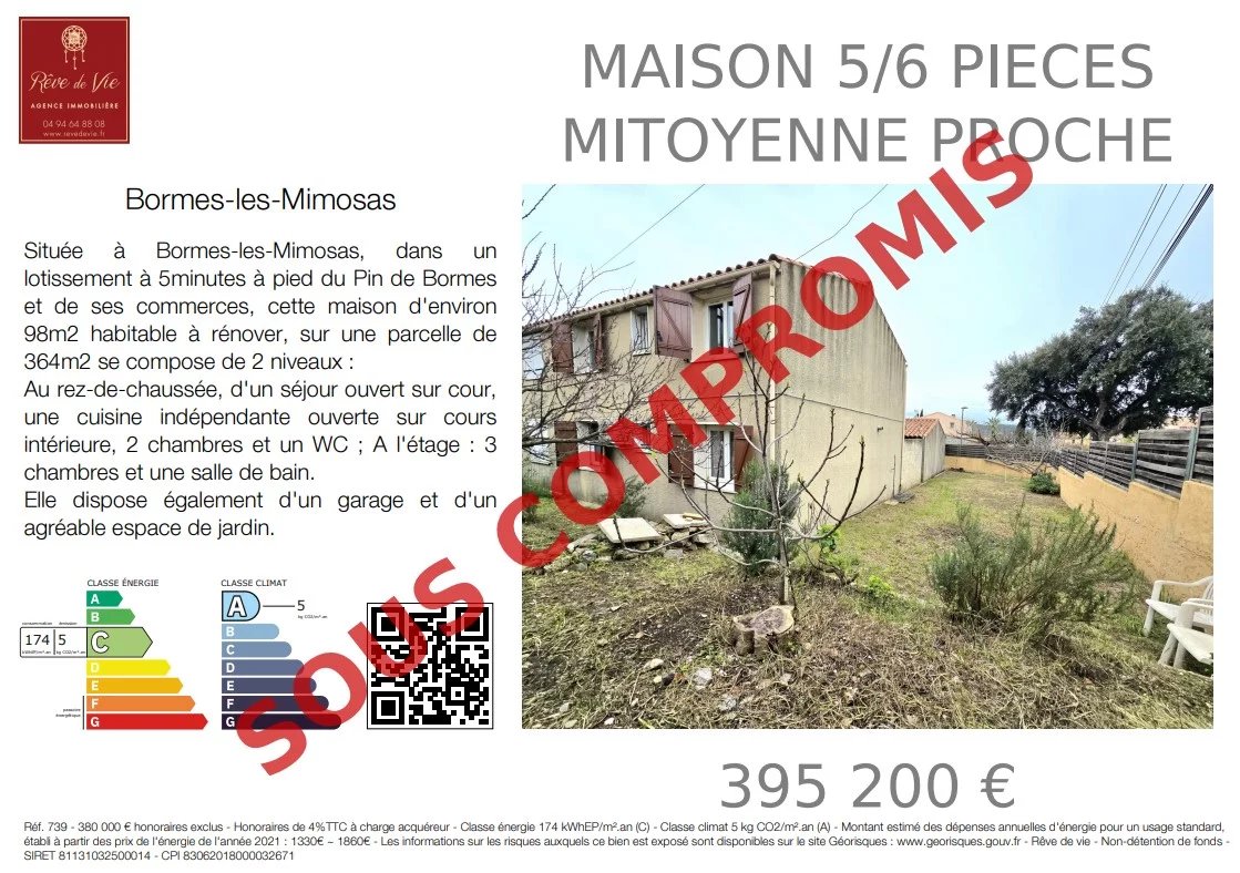 Sale Semi-detached house Bormes-les-Mimosas