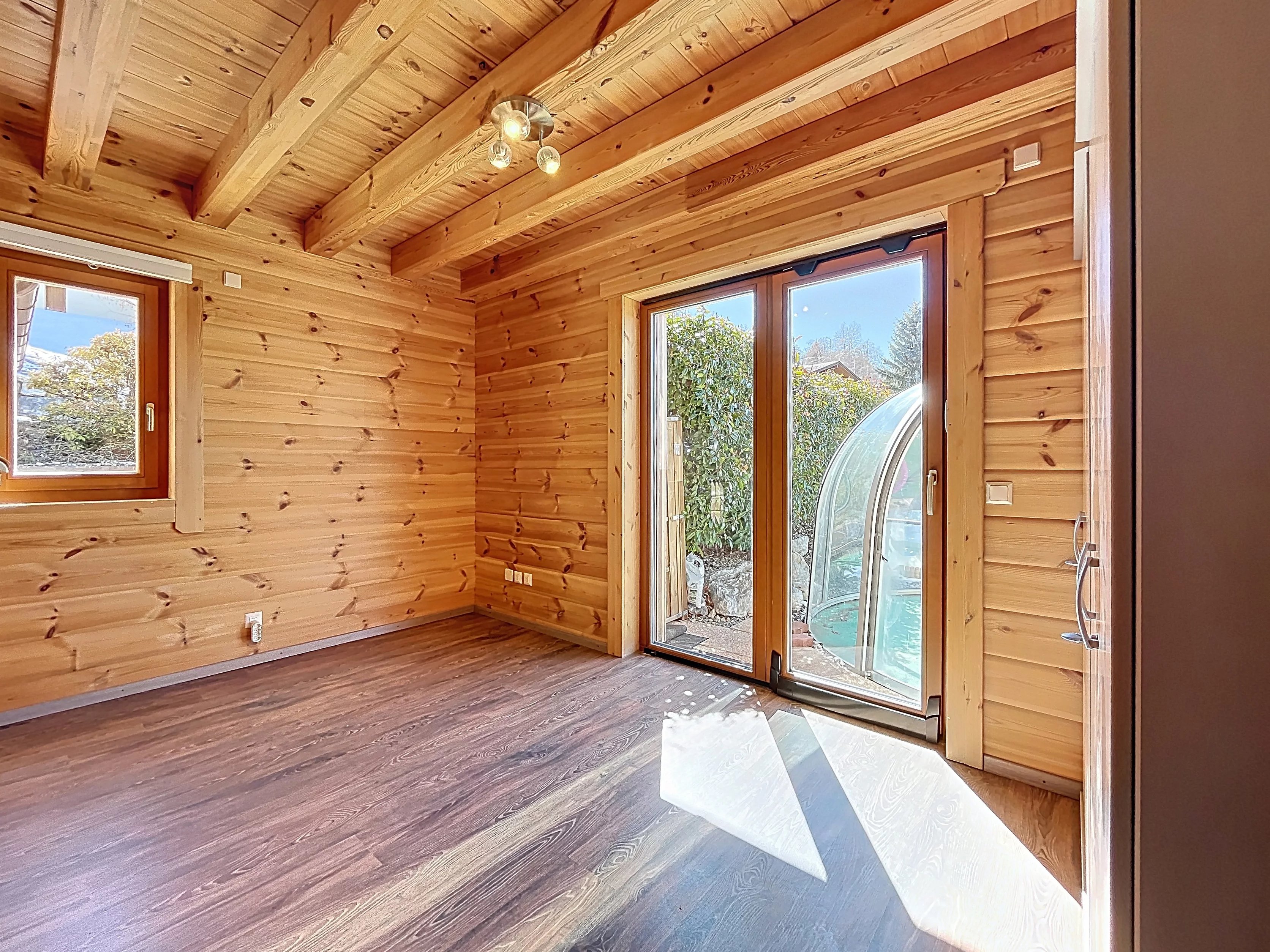 Chalet contemporain avec vue imprenable sur les Alpes