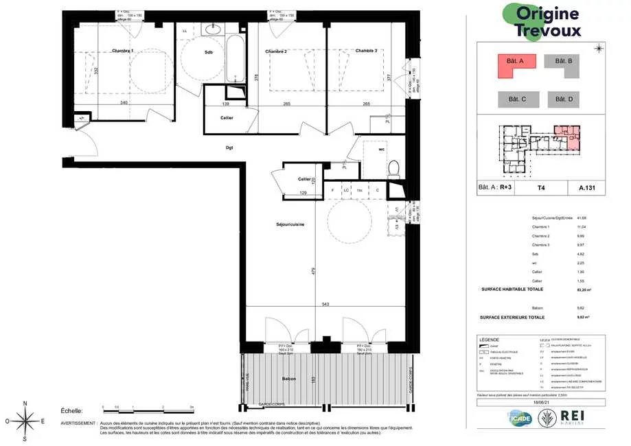 Appartement neuf 4 pièces - À partir de 332 000 € TTC