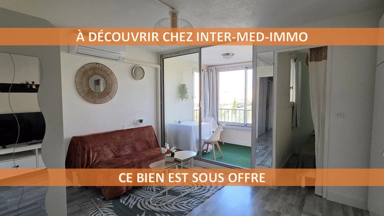 A Vendre Le Cap d'Agde 34300 secteur Les Falaises Appartement 2 pièces avec loggia et parking privatif