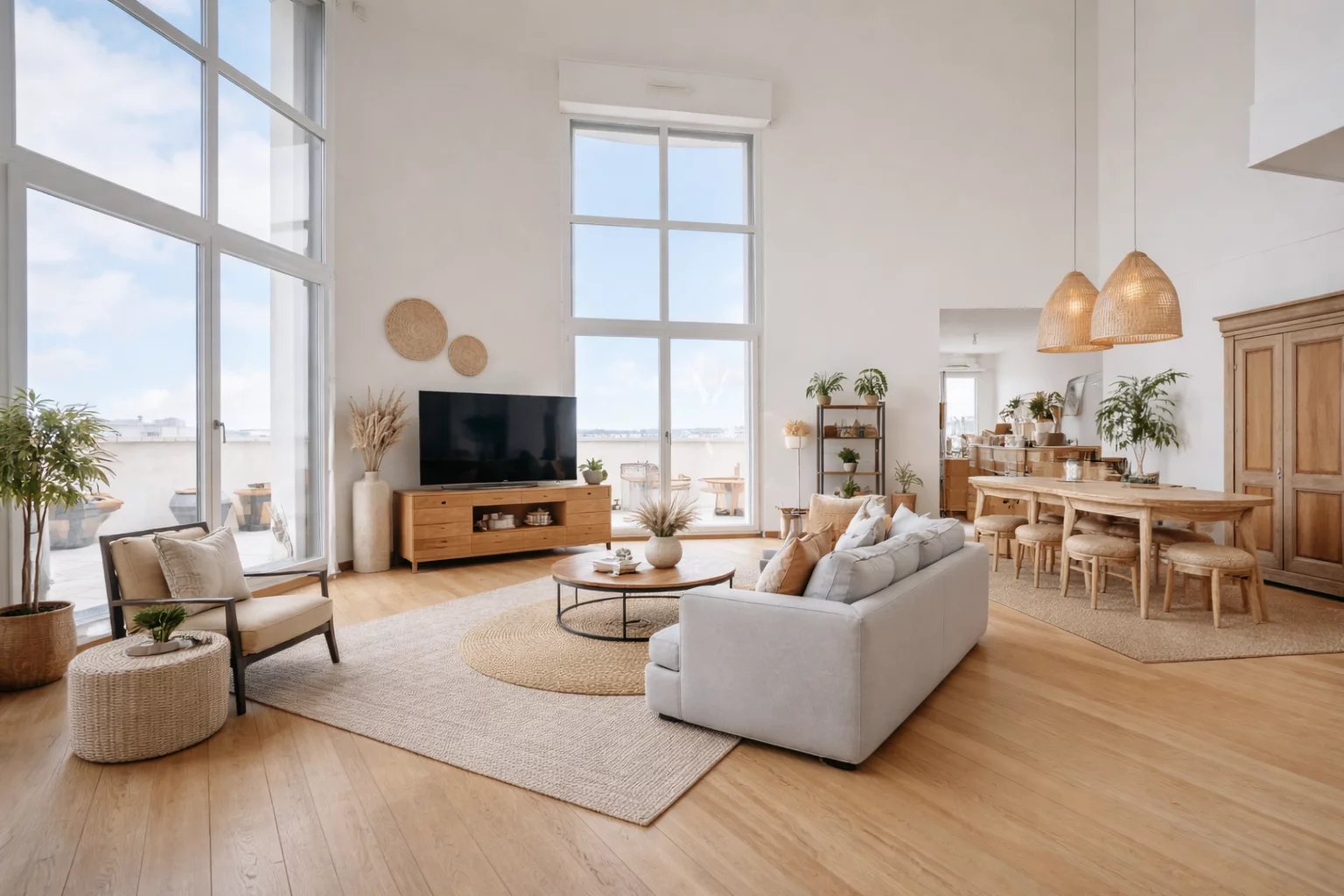 Duplex D'Exception Terrasses / Vue Dégagée Tour Eiffel  / 144m2 - Image Array