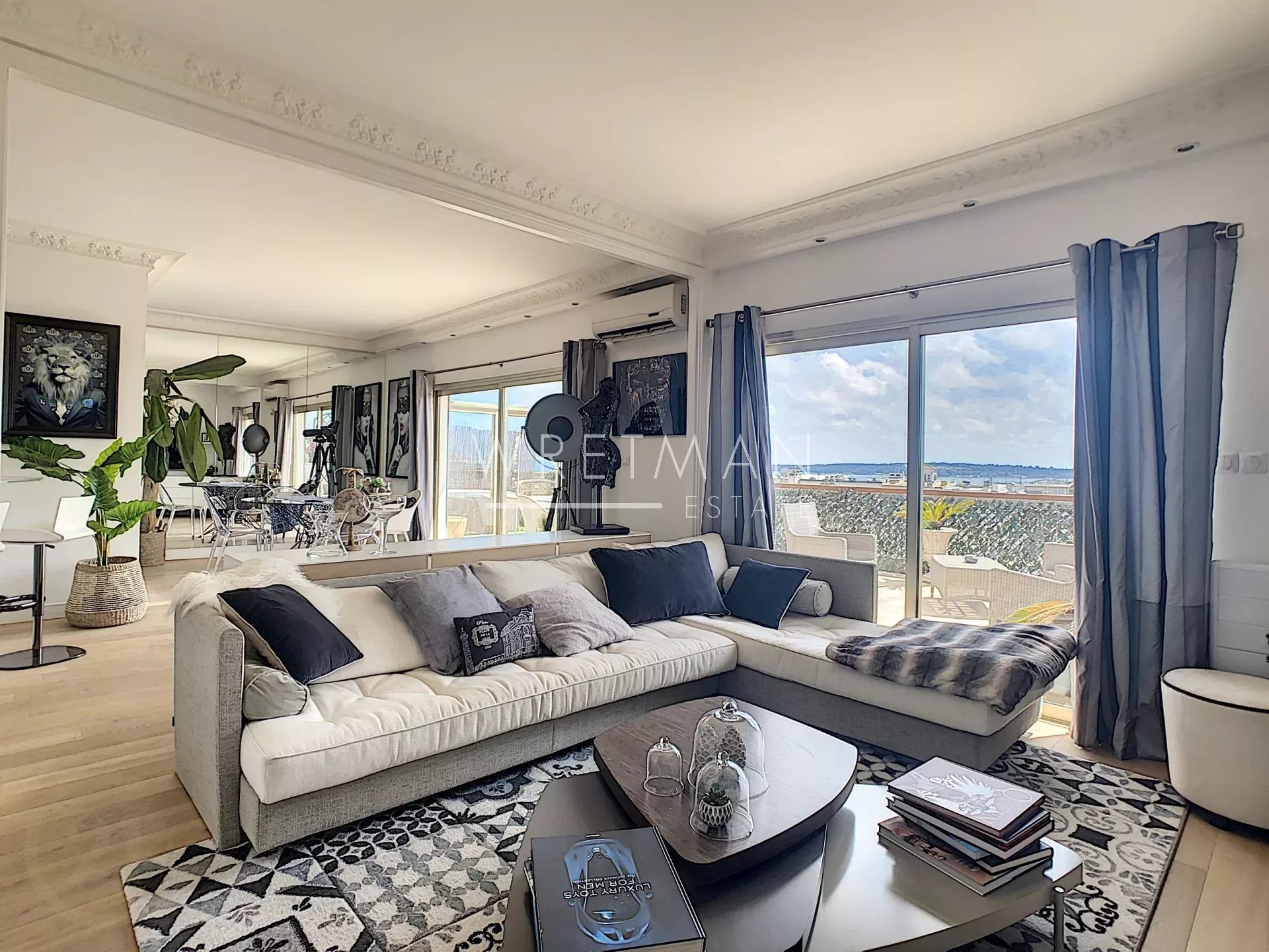 Splendide Penthouse avec terrasse vue mer panoramique - Cannes Basse Californie