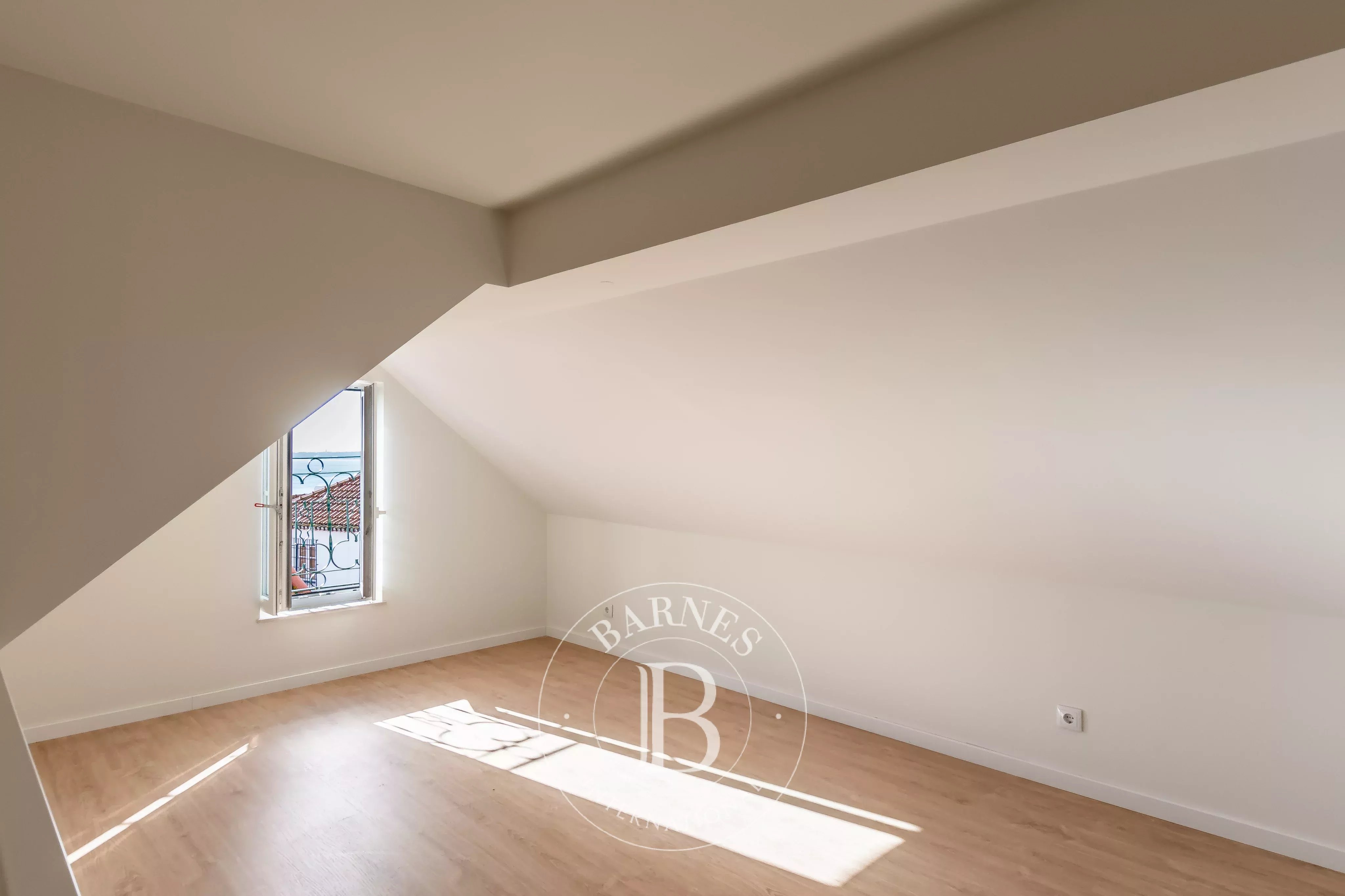 Vista rio num bairro histórico