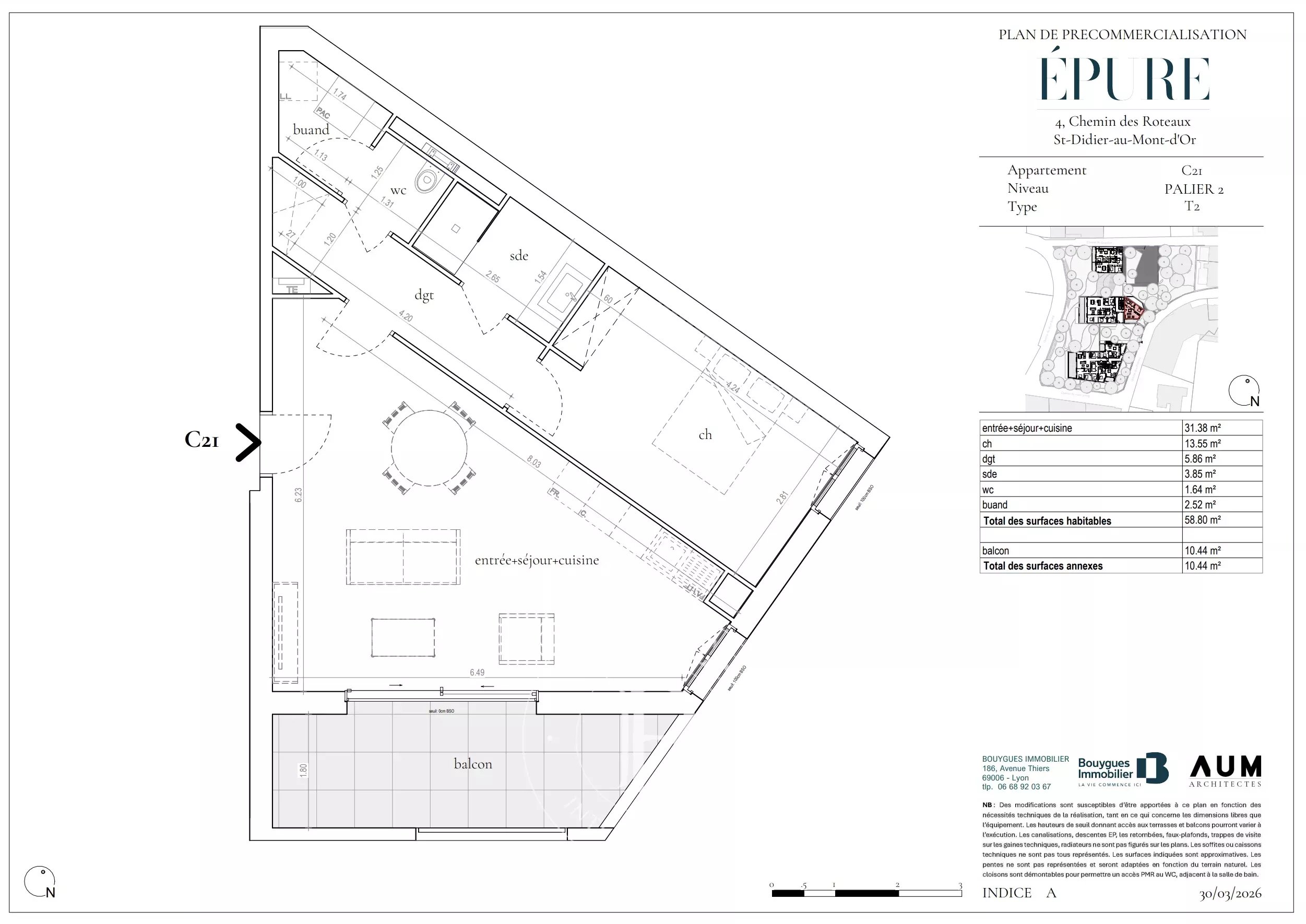 Appartement Saint-Didier-au-Mont-d'Or  -  ref 86915989 (picture 1)