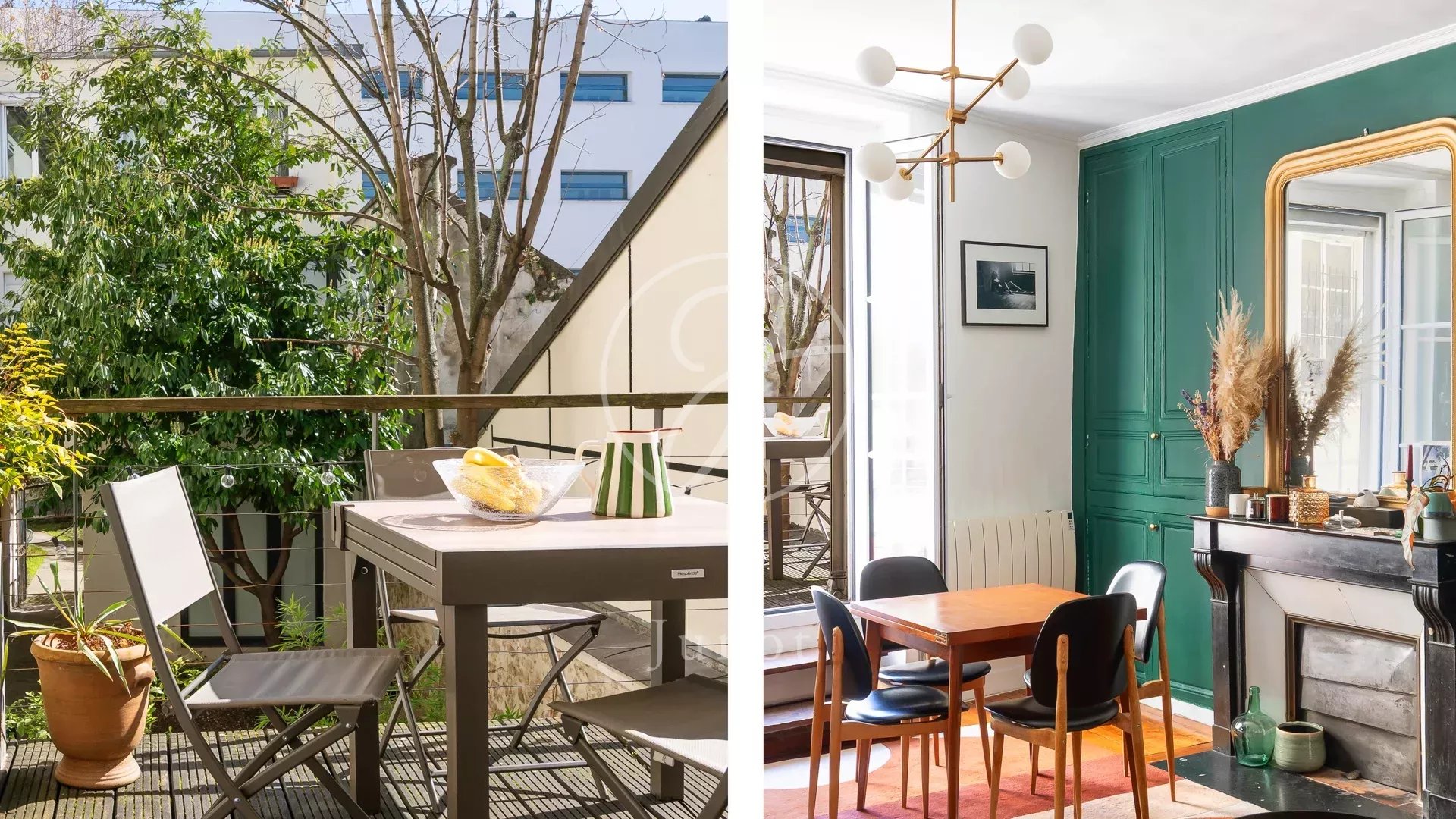 Paris 10e - CANAL SAINT-MARTIN/ RECOLLETS - Appartement à vendre - 3 pièces - 60,05m² - 2 chambres - Terrasse 11m².