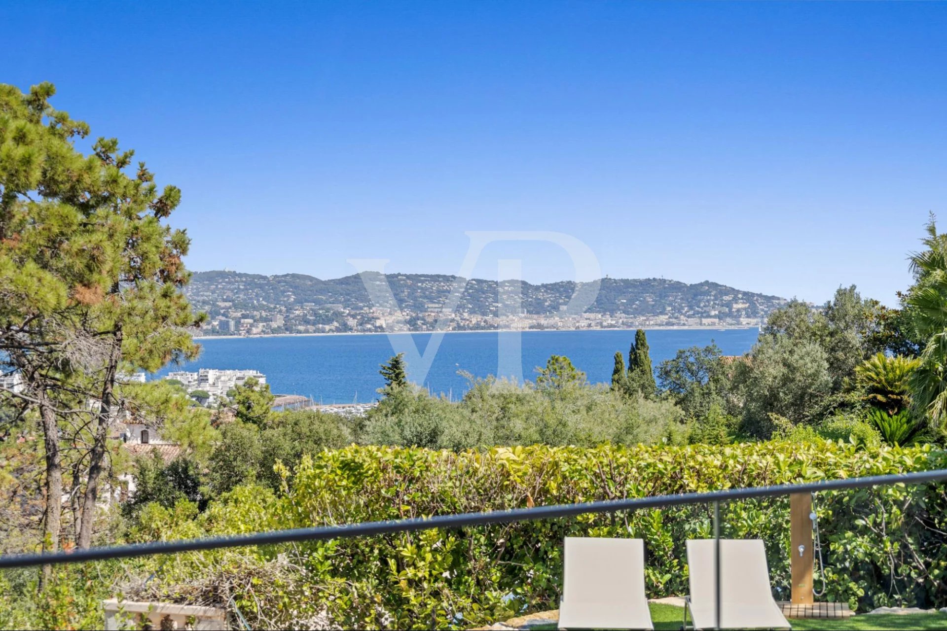 Near Cannes —  Contemporary Elegance with Sea View