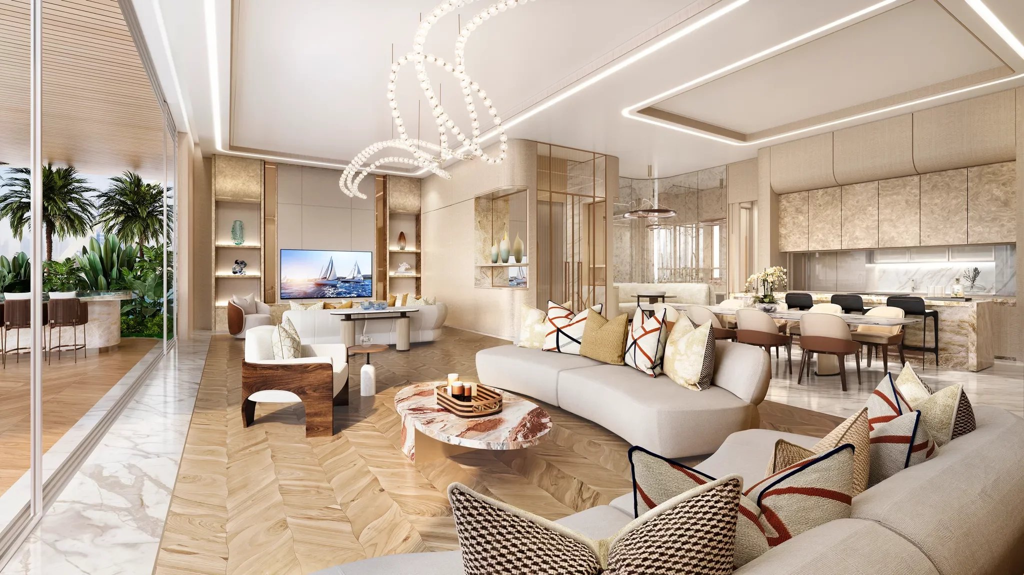 Penthouse 3 chambres à vendre à Casa Canal Dubai Water Canal